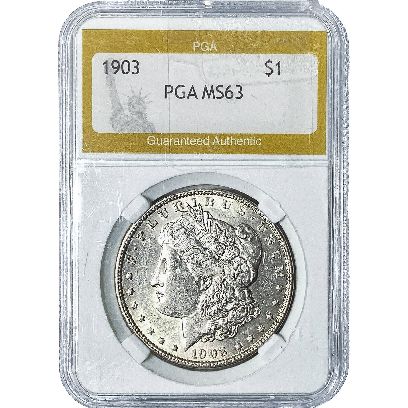 1903 Morgan Silver Dollar PGA MS63: 1903 Morgan Silver Dollar PGA MS63