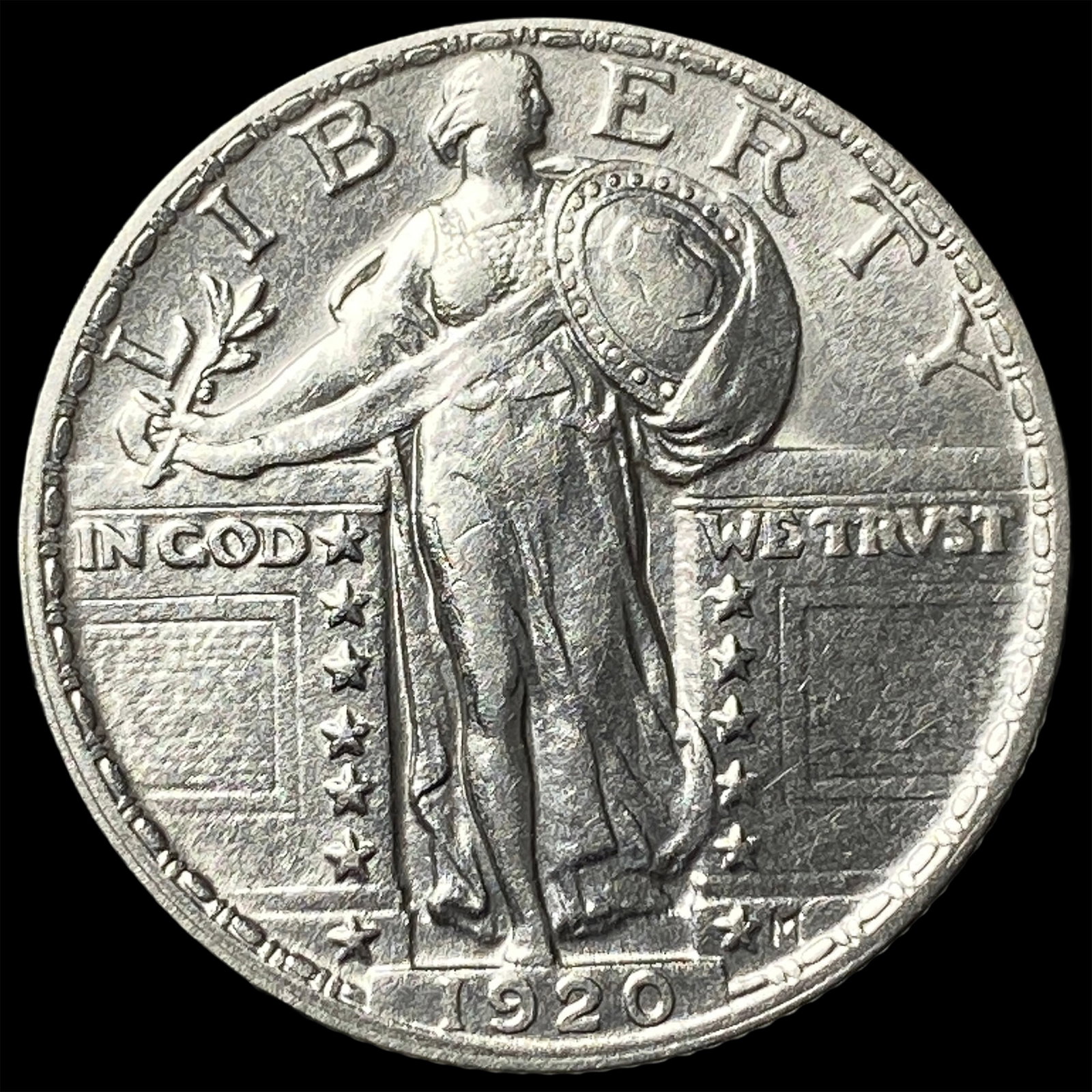 1920 Silver Standing Liberty Quarter UNCIRCULATED: 1920 Silver Standing Liberty Quarter UNCIRCULATED