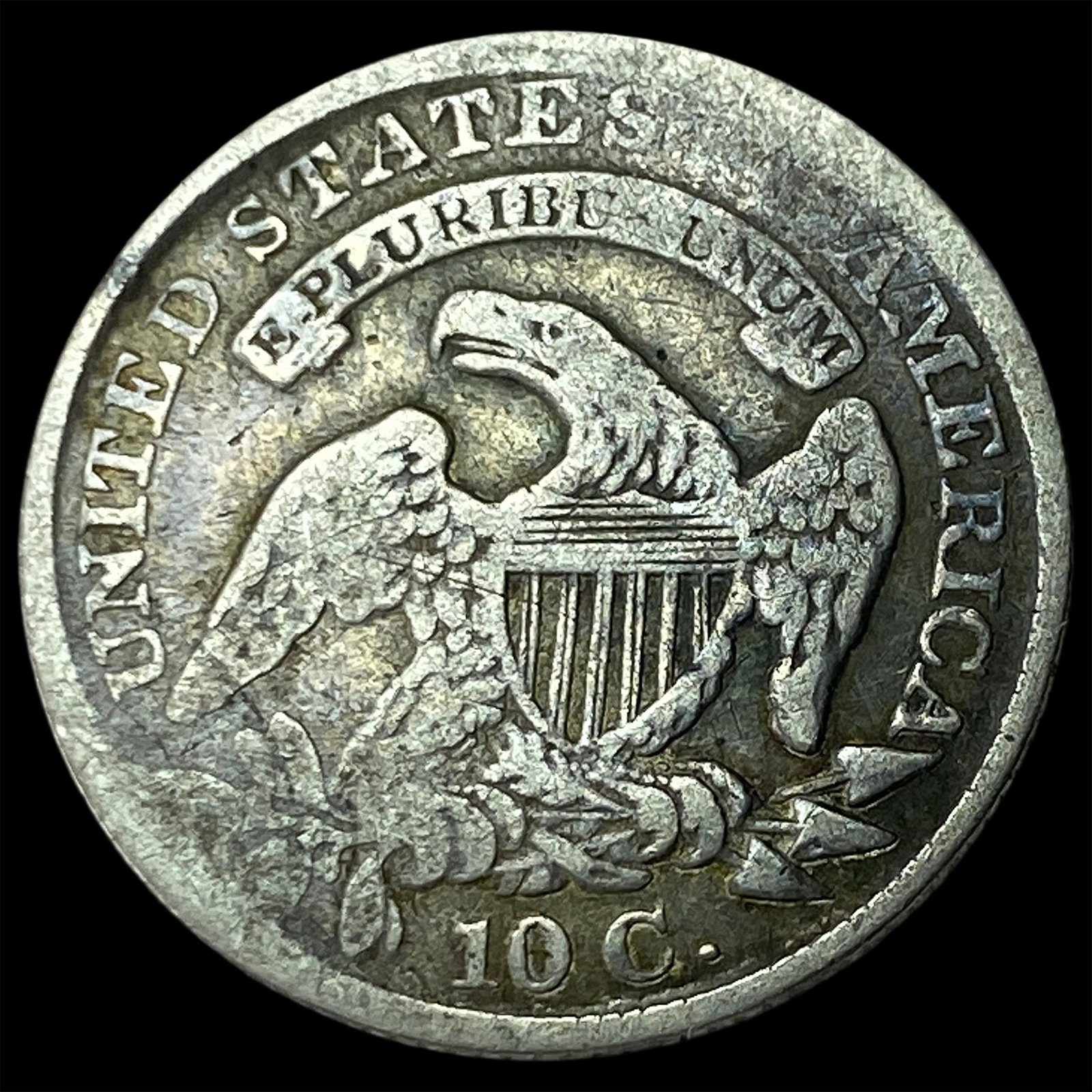 1832 Capped Bust Dime LIGHTLY CIRCULATED - 2