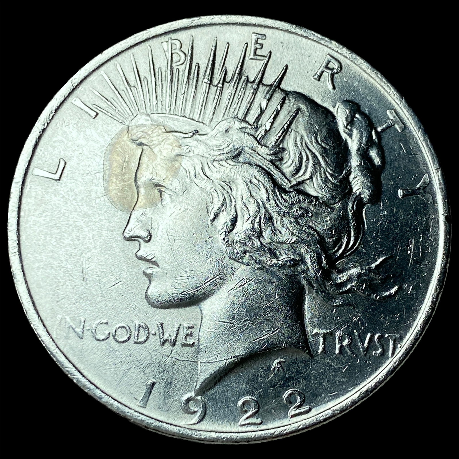1922 Silver Peace Dollar GEM BU: 1922 Silver Peace Dollar GEM BU