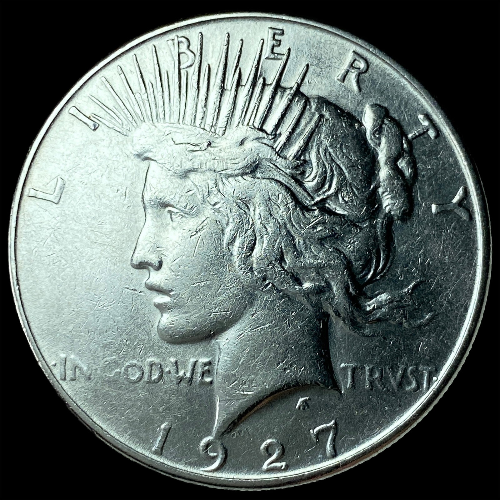 1927-S Silver Peace Dollar UNCIRCULATED: 1927-S Silver Peace Dollar UNCIRCULATED