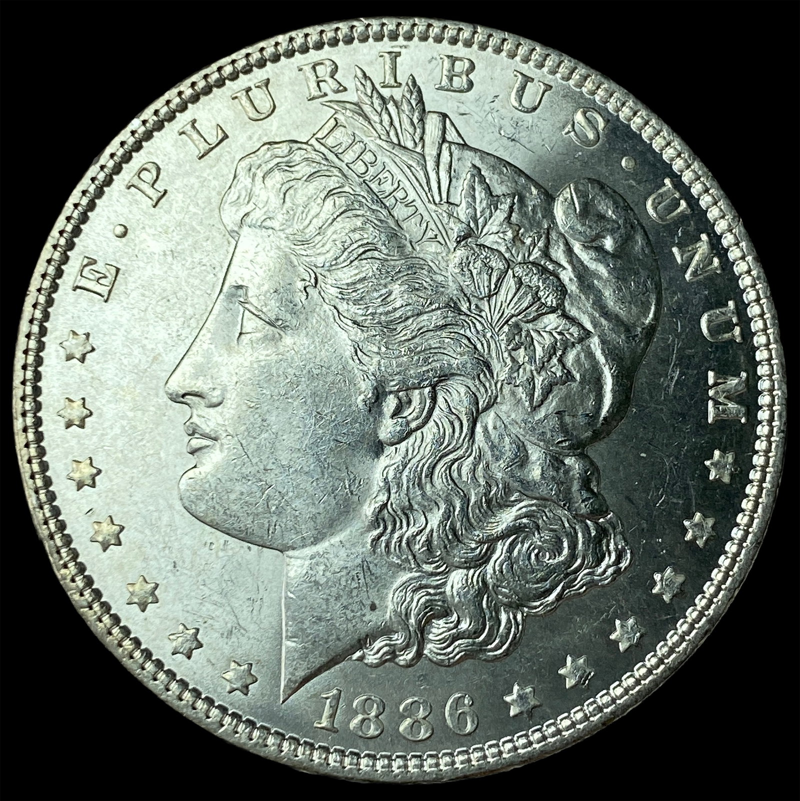 1886 Morgan Silver Dollar CHOICE BU: 1886 Morgan Silver Dollar CHOICE BU