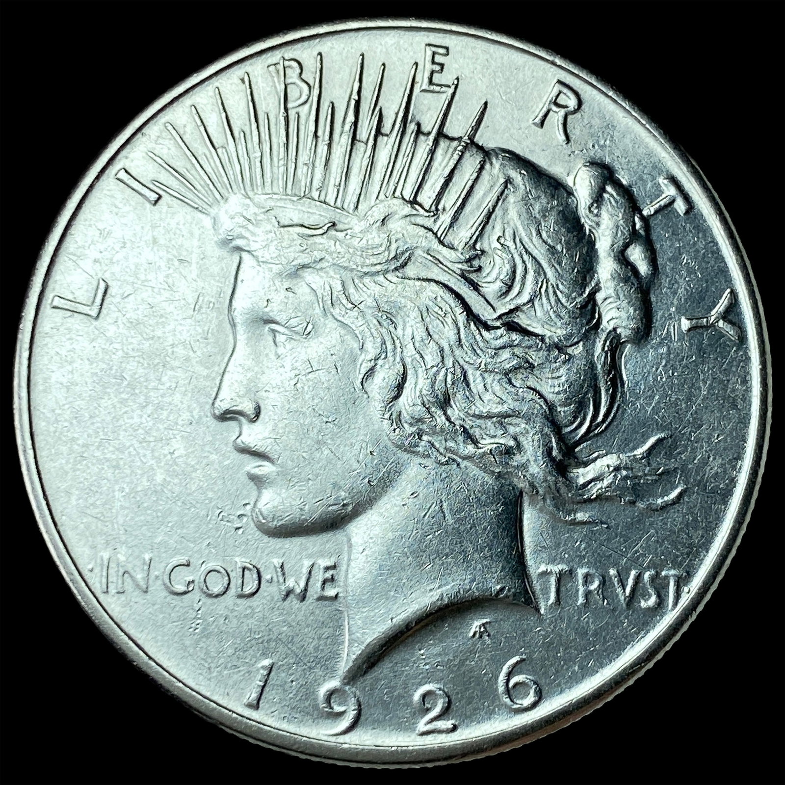 1926-S Silver Peace Dollar CHOICE BU: 1926-S Silver Peace Dollar CHOICE BU