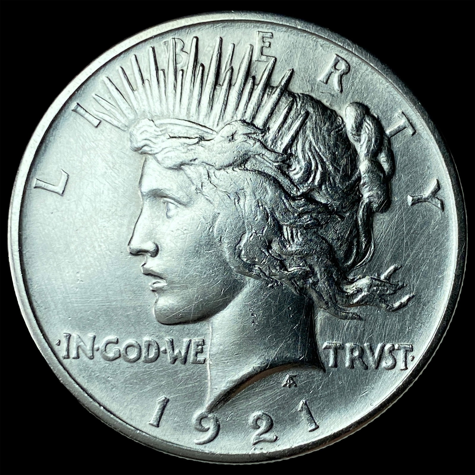 1921 Silver Peace Dollar UNCIRCULATED: 1921 Silver Peace Dollar UNCIRCULATED