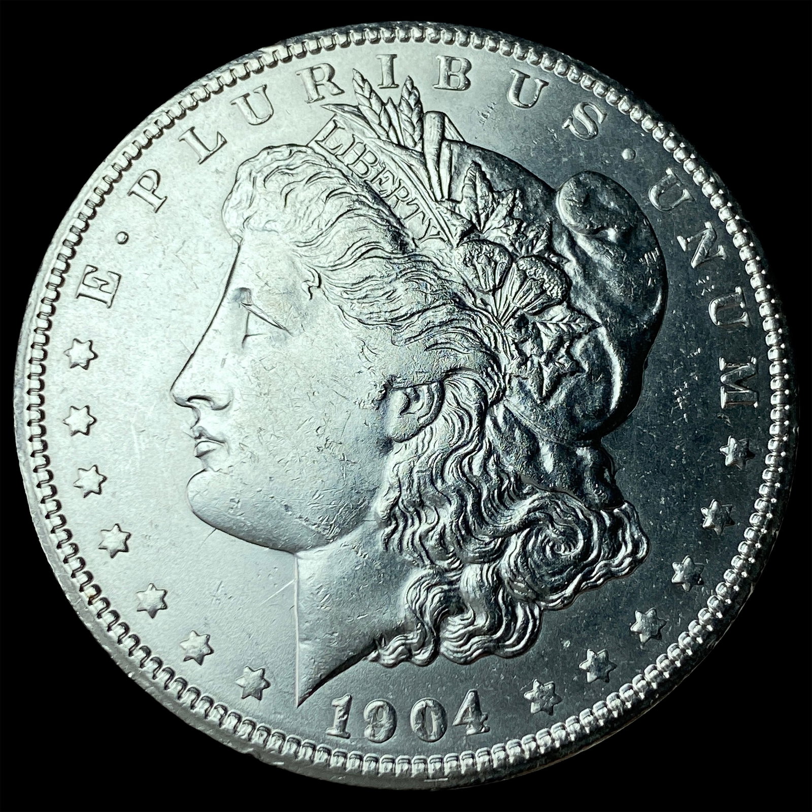 1904-O Silver Morgan Dollar UNCIRCULATED: 1904-O Silver Morgan Dollar UNCIRCULATED