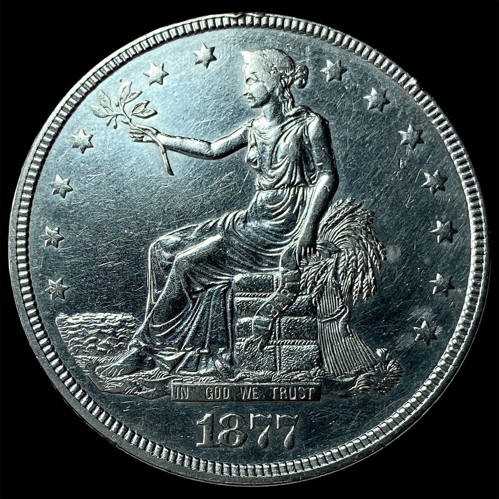 1877 Silver Trade Dollar UNCIRCULATED: 1877 Silver Trade Dollar UNCIRCULATED