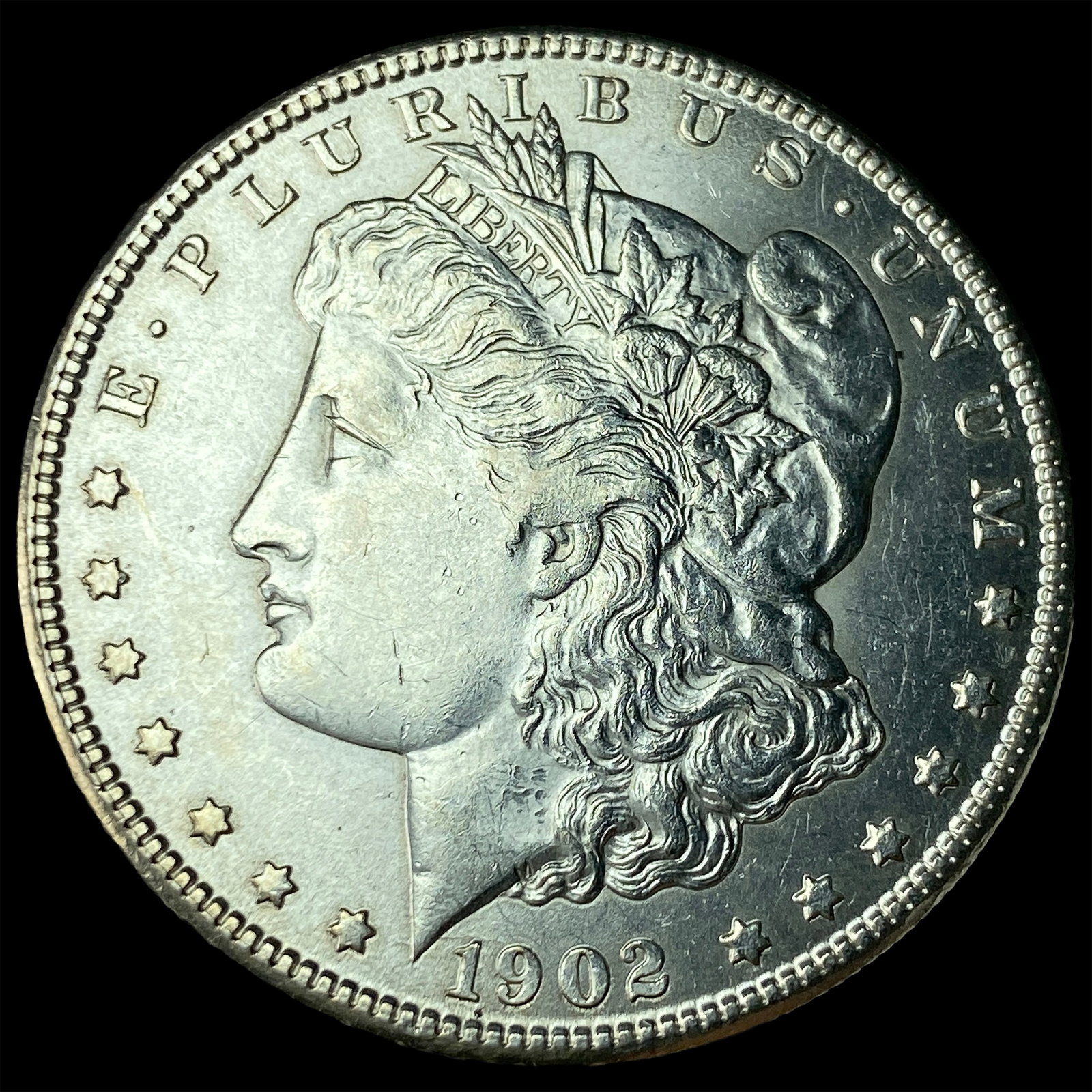 1902-O Silver Morgan Dollar CHOICE BU: 1902-O Silver Morgan Dollar CHOICE BU