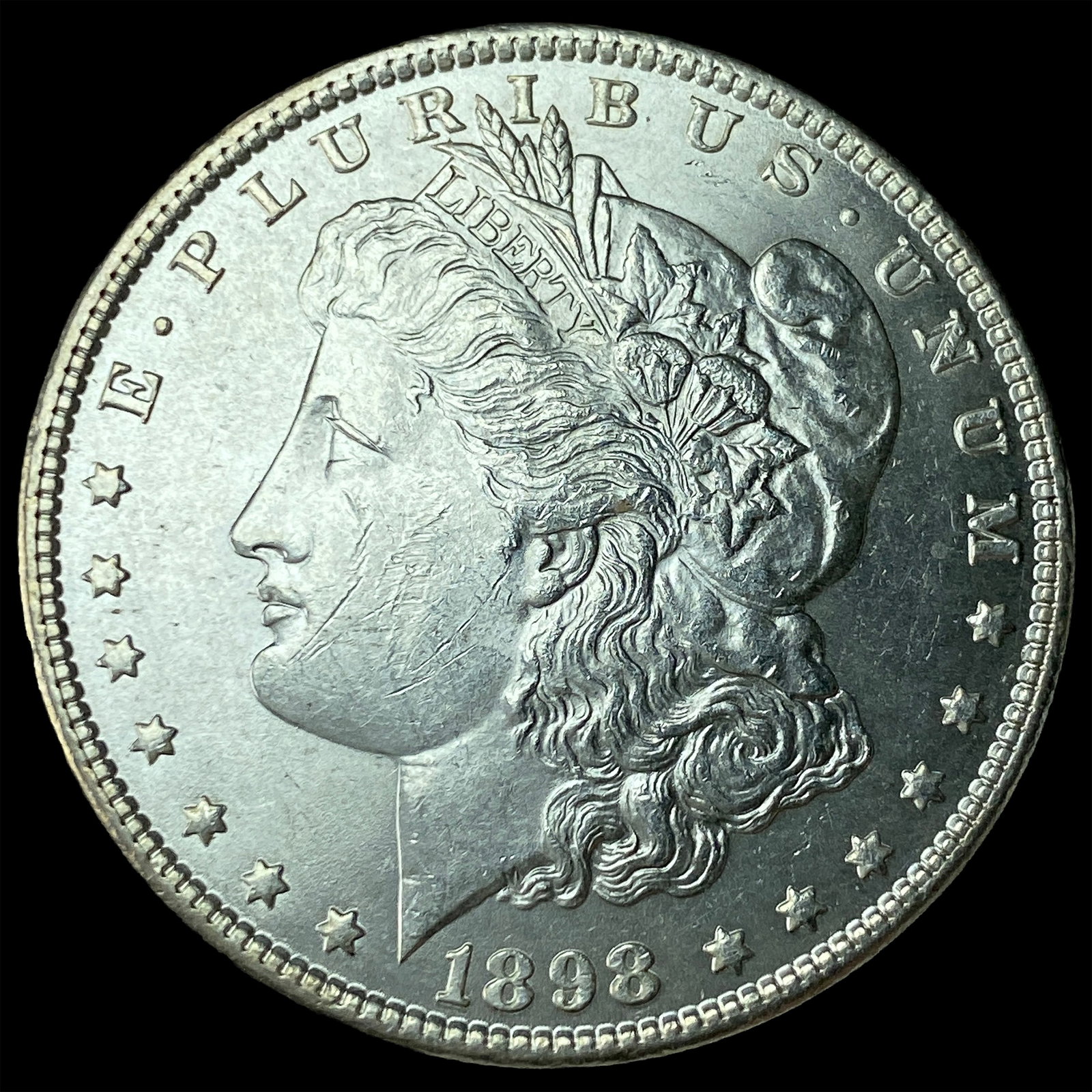 1898 Morgan Silver Dollar CHOICE BU: 1898 Morgan Silver Dollar CHOICE BU