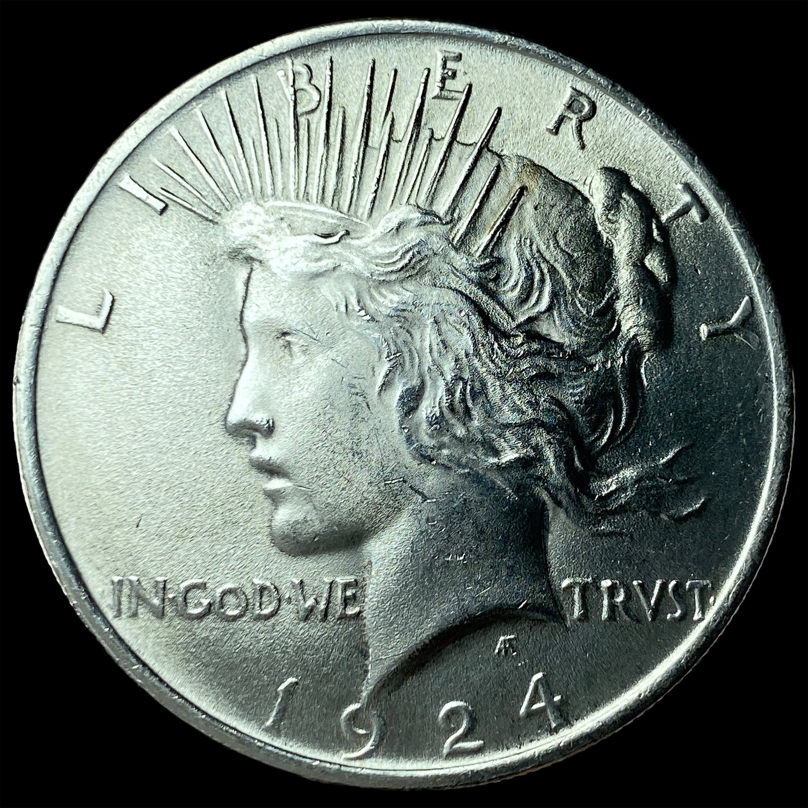 1924 Peace Silver Dollar UNCIRCULATED: 1924 Peace Silver Dollar UNCIRCULATED