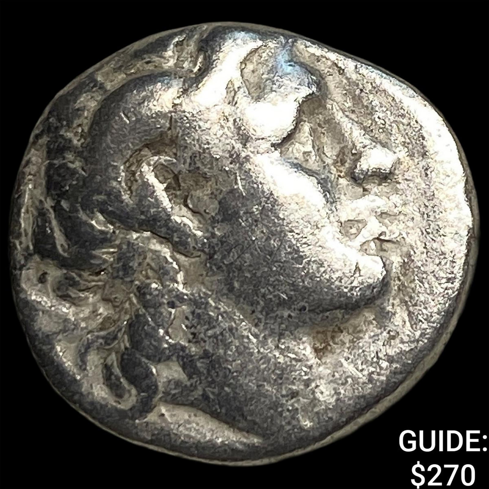 Daidochi Kingdoms Lysimachus I 306-281 BC Silver Drachm NEARLY UNCIRCULATED: Daidochi Kingdoms Lysimachus I 306-281 BC Silver Drachm NEARLY UNCIRCULATED