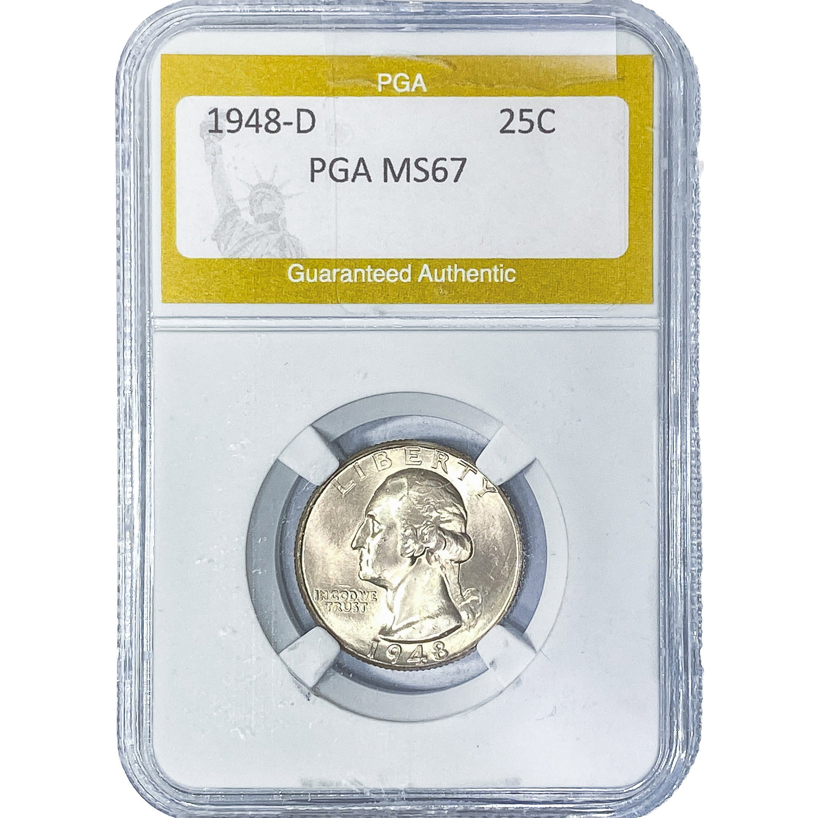 1948-D Washington Silver Quarter PGA MS67 (1 of 2)