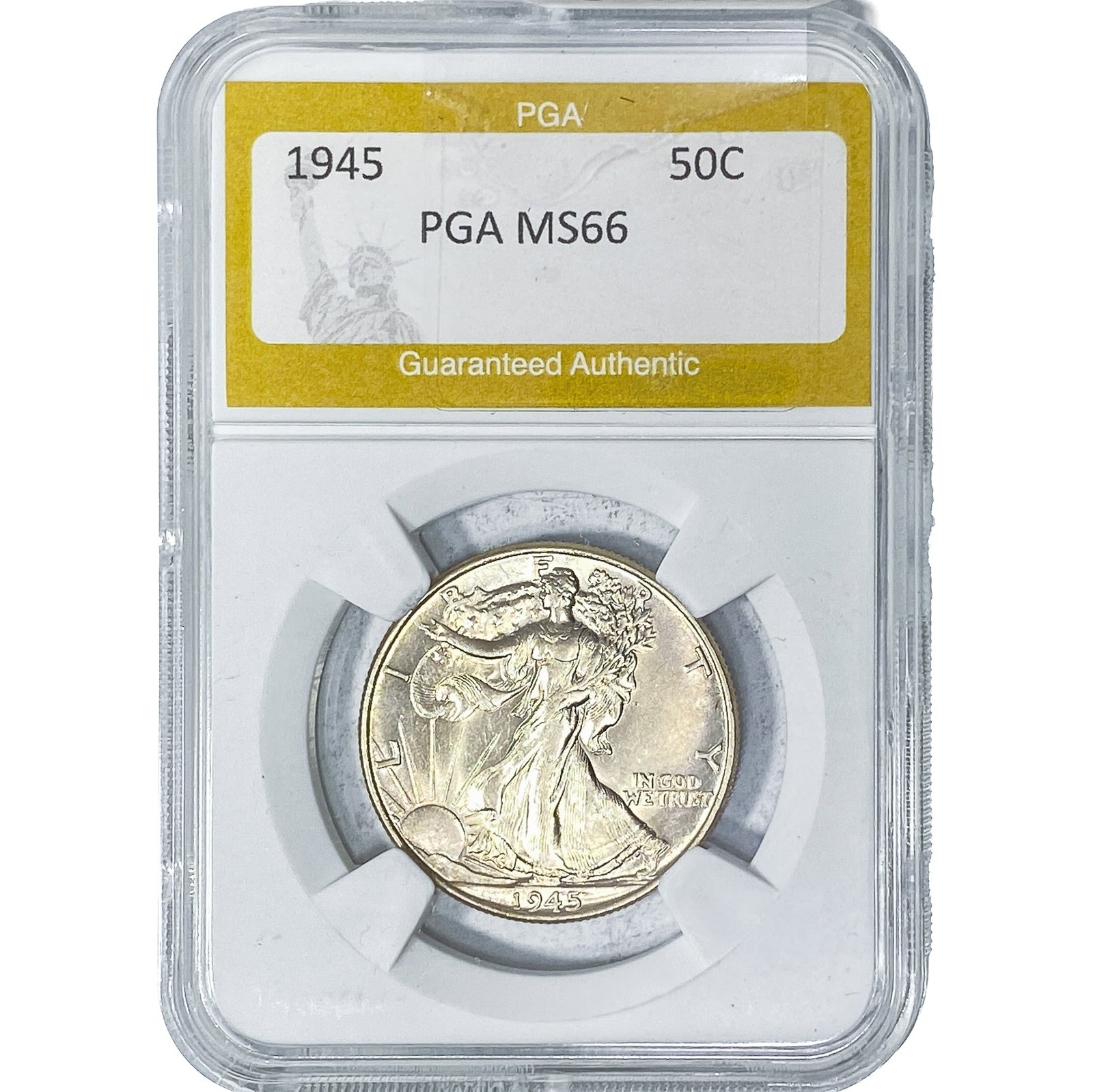 1945 Walking Liberty Half Dollar PGA MS66 (1 of 2)