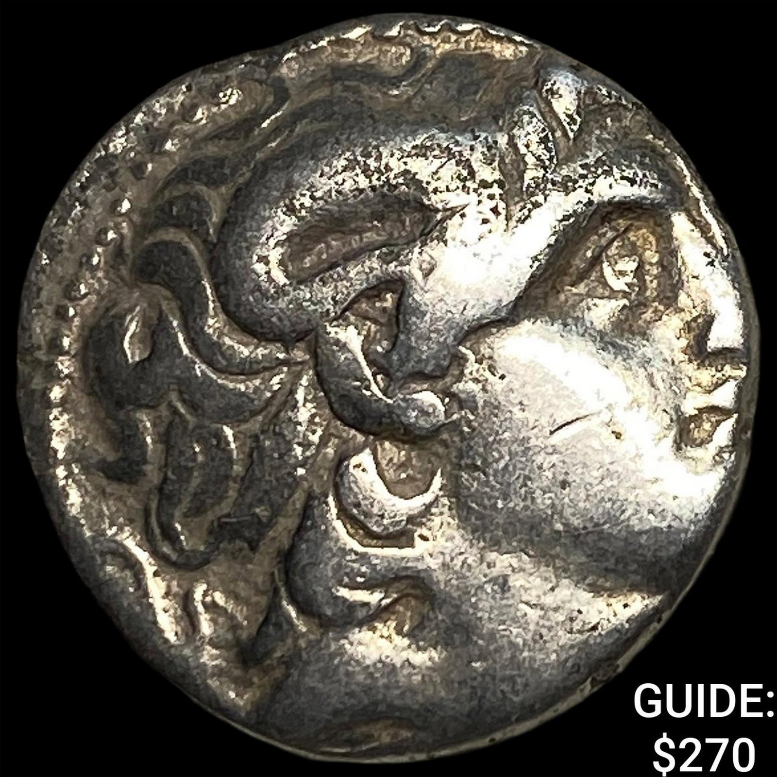 Daidochi Kingdoms Lysimachus I 306-281 BC Silver Drachm NEARLY UNCIRCULATED: Daidochi Kingdoms Lysimachus I 306-281 BC Silver Drachm NEARLY UNCIRCULATED