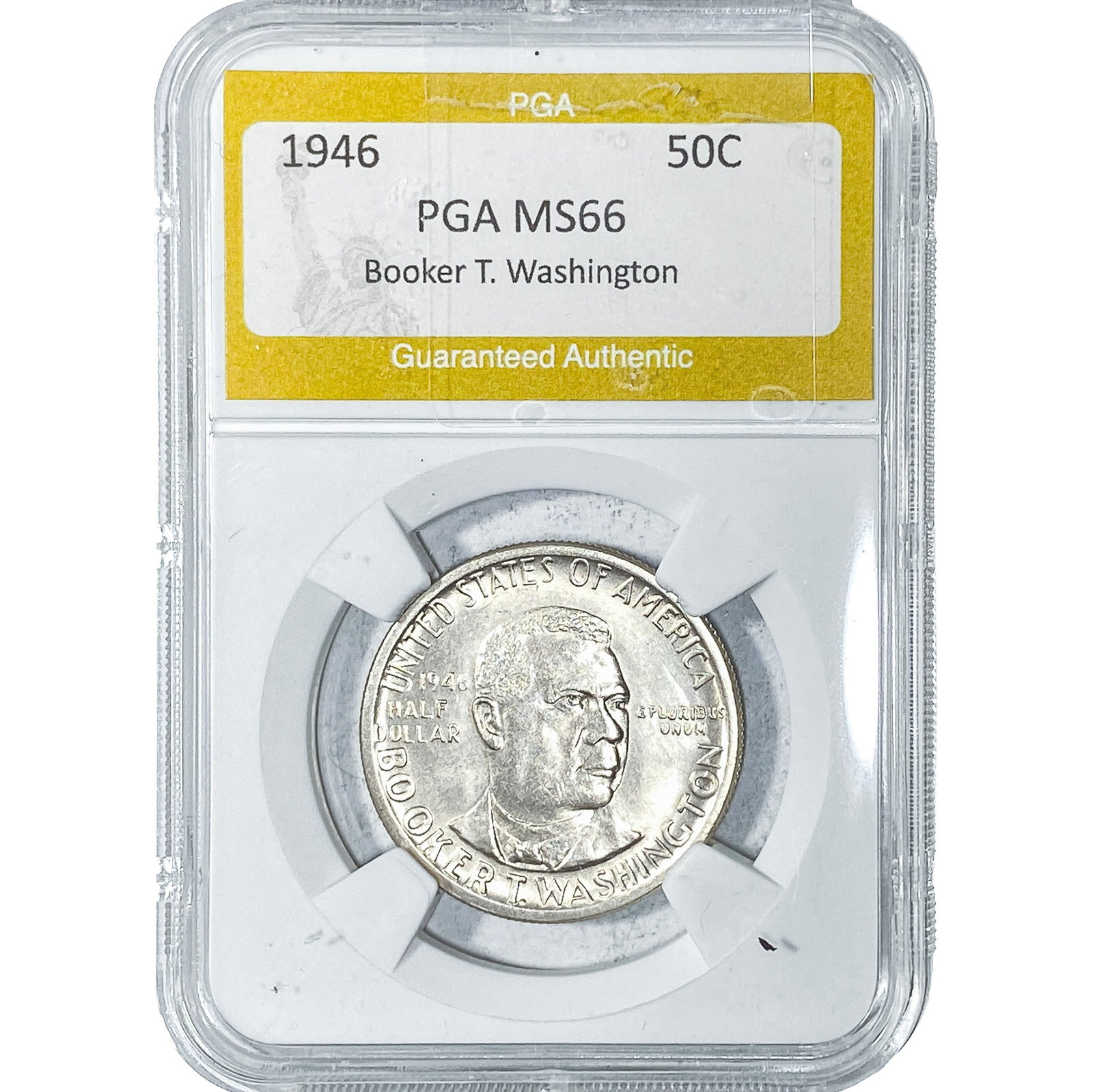 1946 Booker T Half Dollar PGA MS66: 1946 Booker T Half Dollar PGA MS66