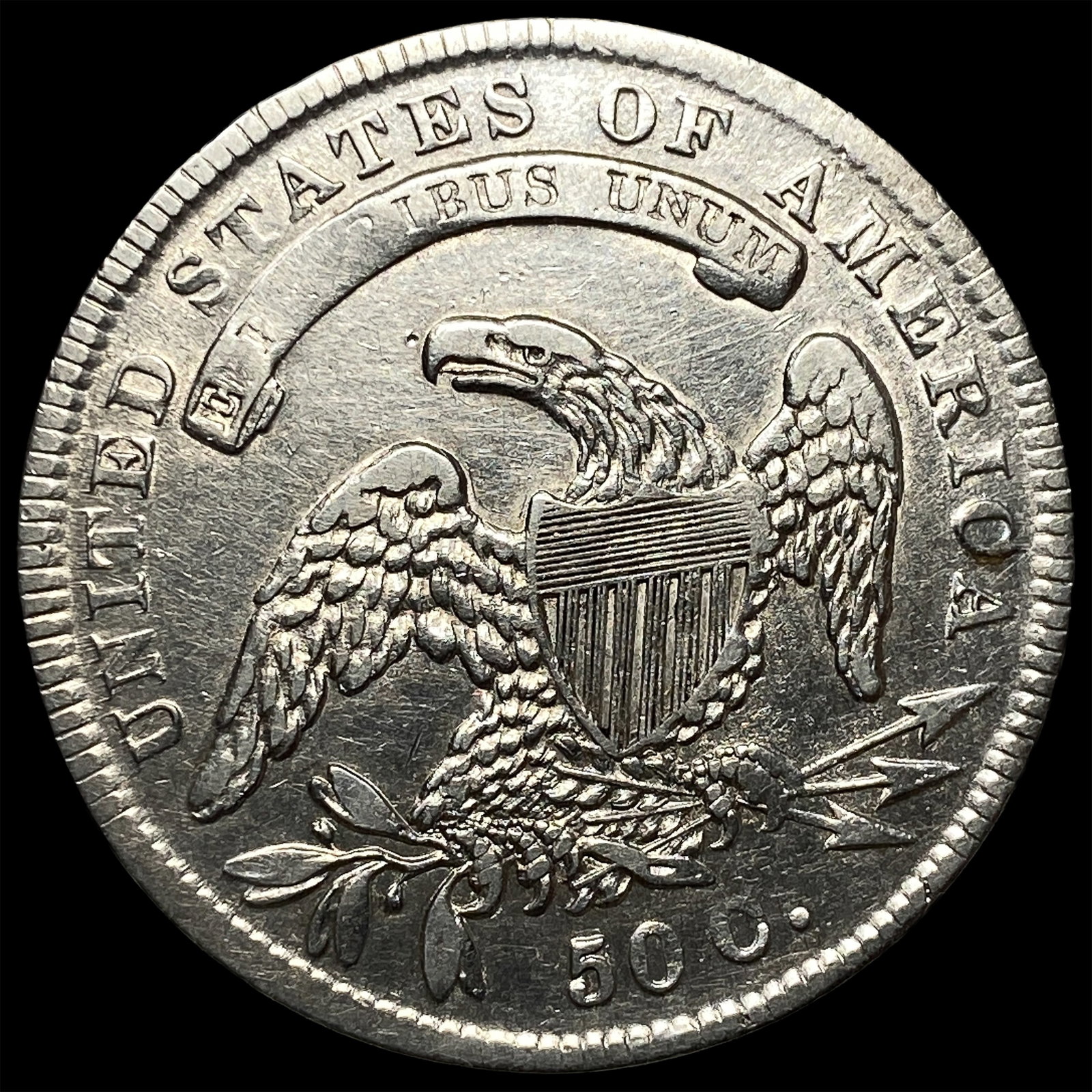 1834 Capped Bust Half Dollar UNCIRCULATED - 2