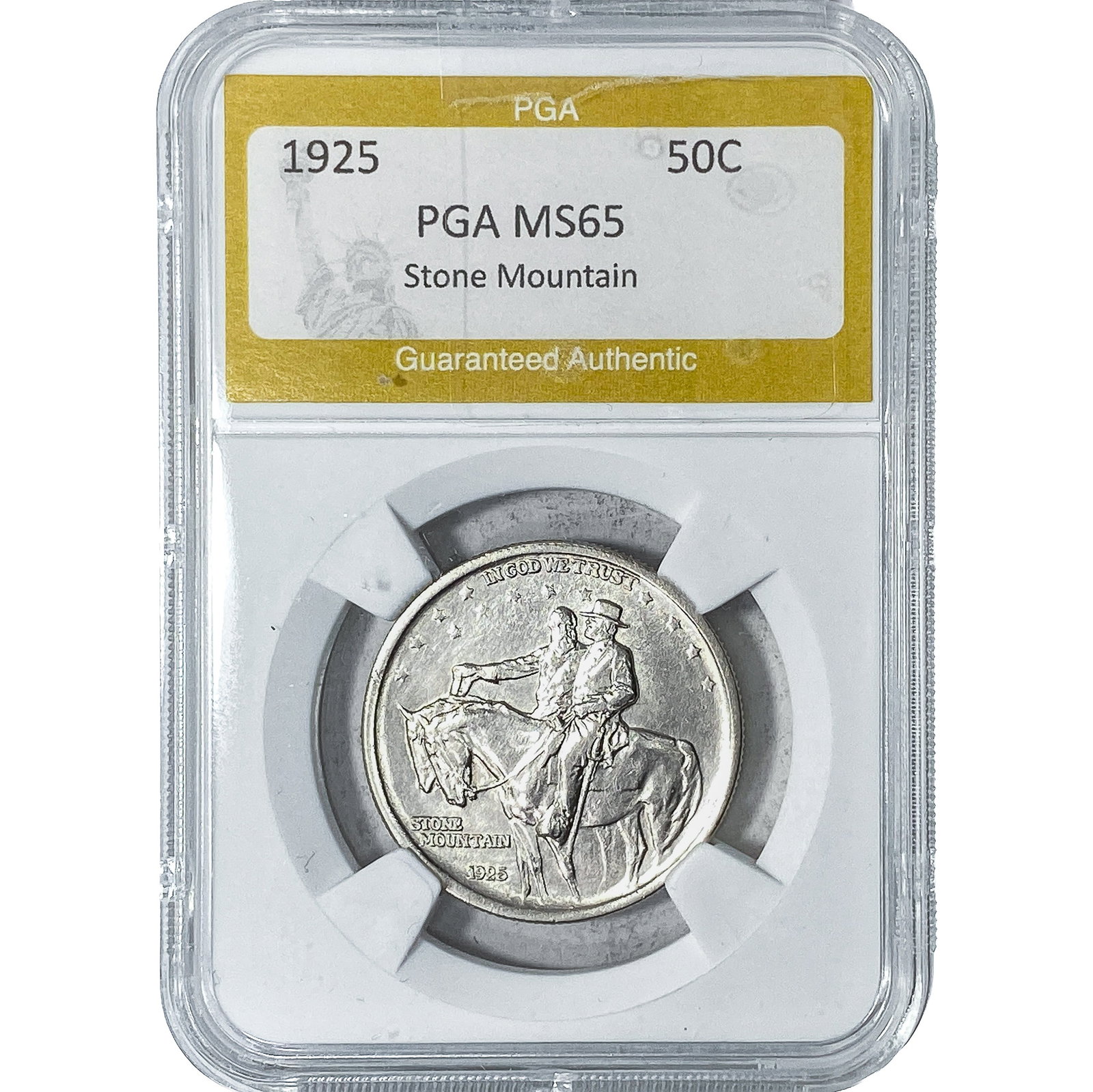 1925 Stone Mountain Half Dollar PGA MS65 (1 of 2)