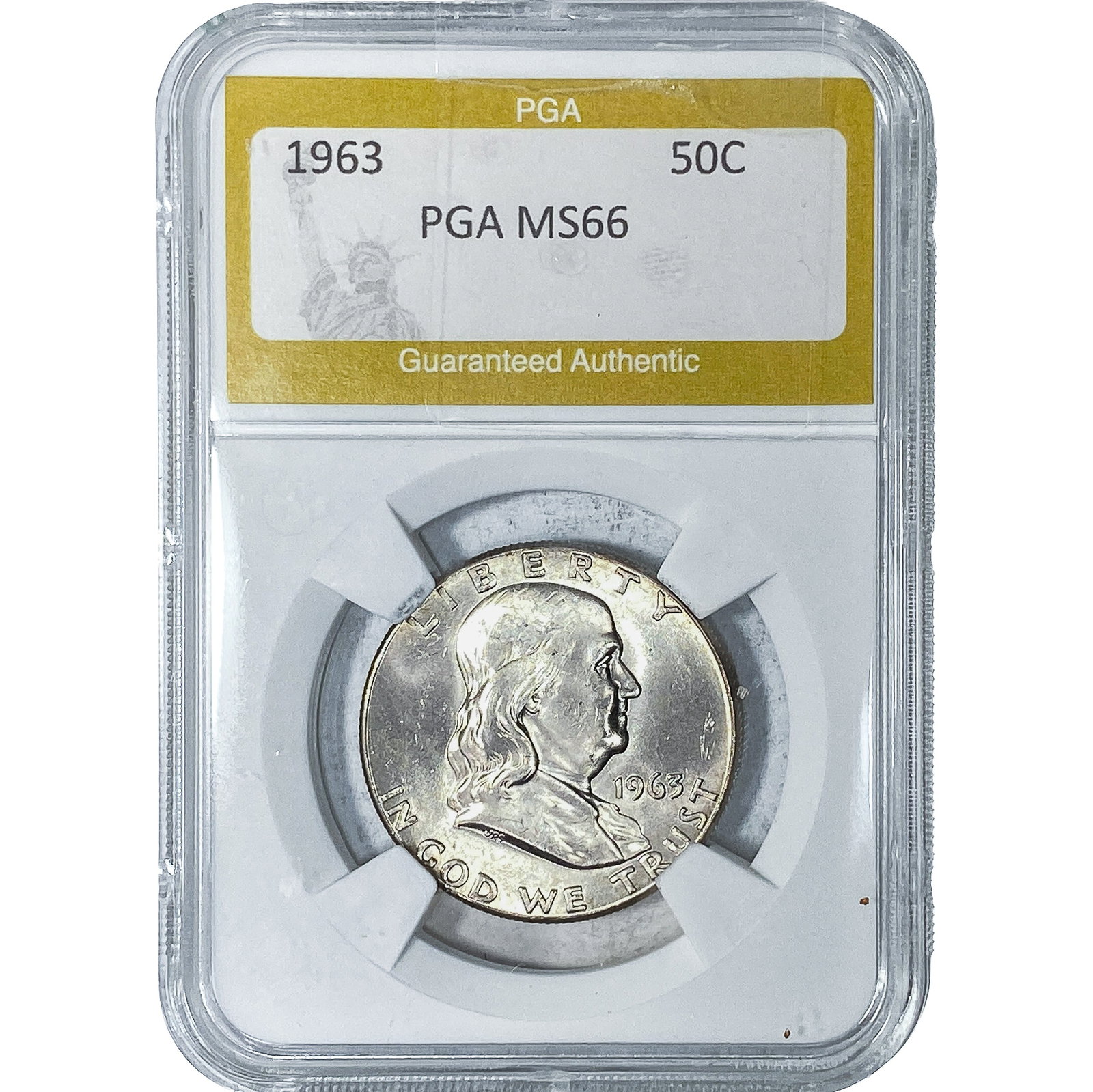 1963 Franklin Half Dollar PGA MS66 (1 of 2)