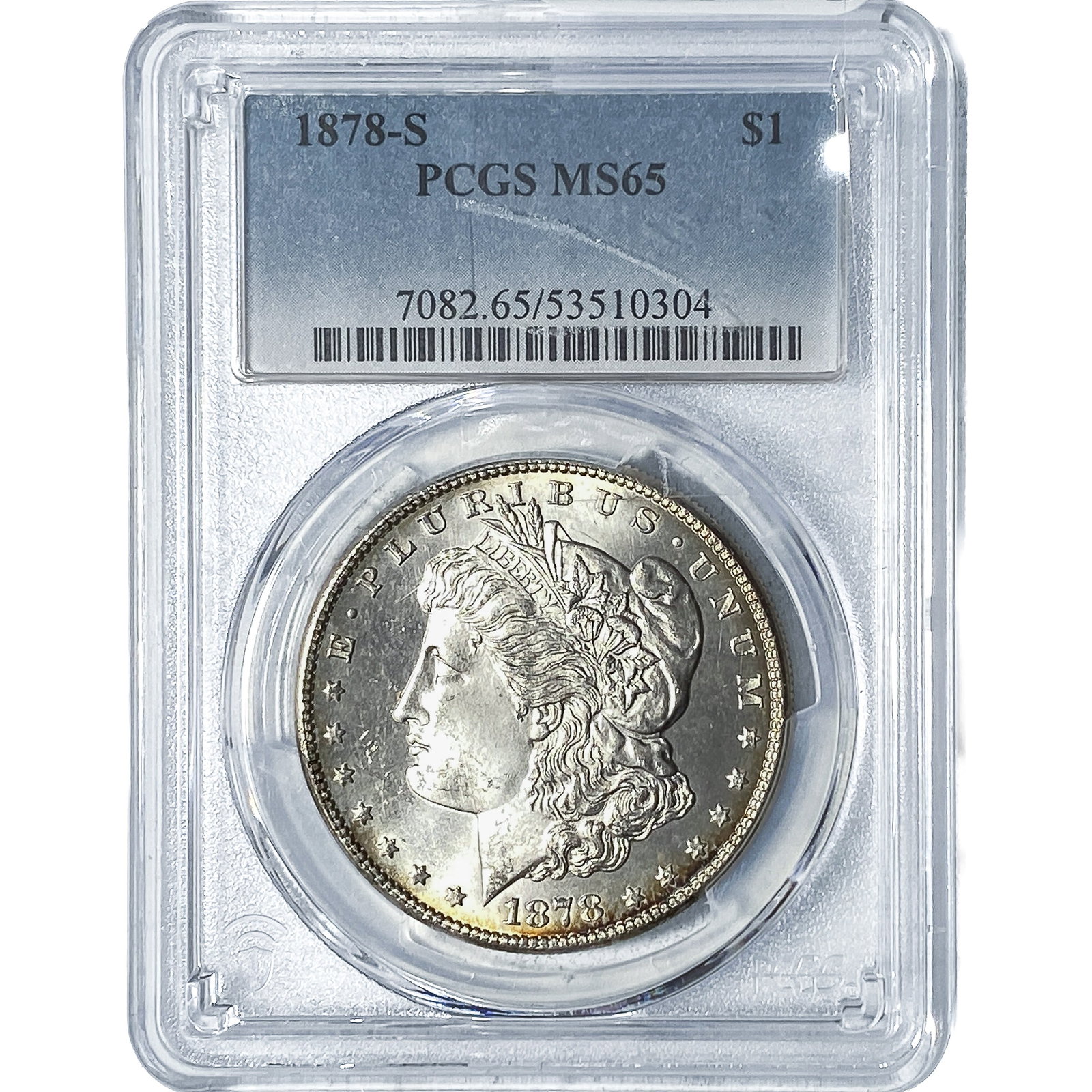 1878-S Morgan Silver Dollar PCGS MS65 (1 of 2)