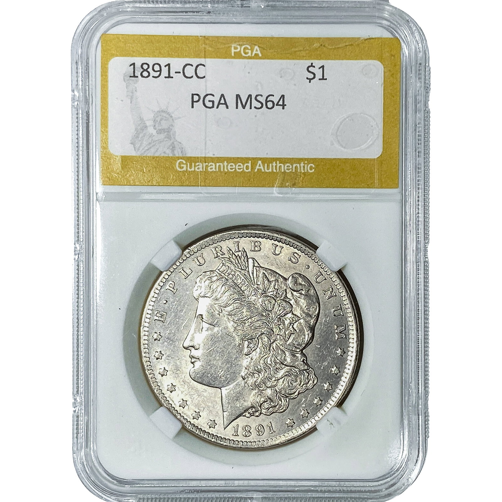 1891-CC Morgan Silver Dollar PGA MS64 (1 of 2)
