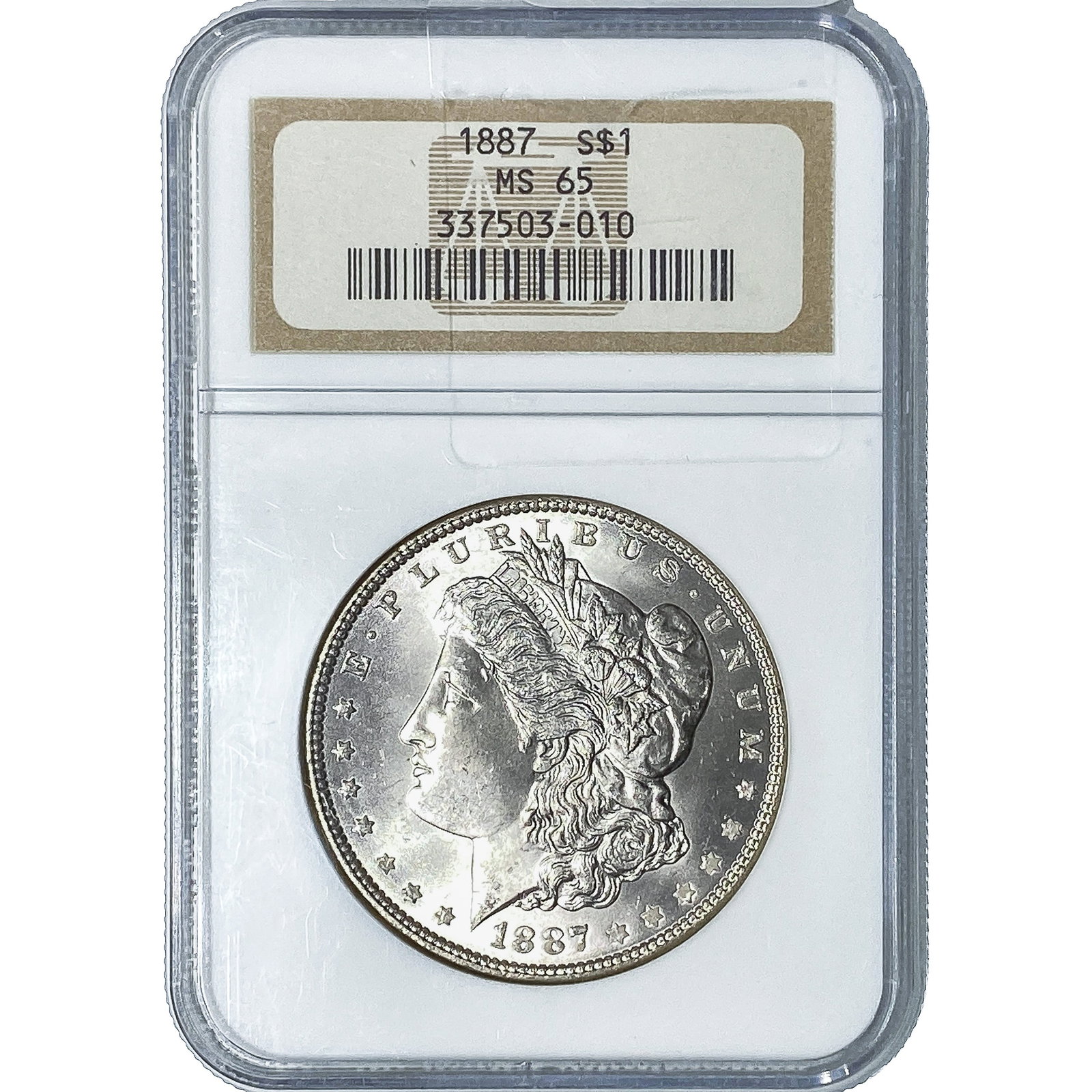 1887 Morgan Silver Dollar NGC MS65 (1 of 2)
