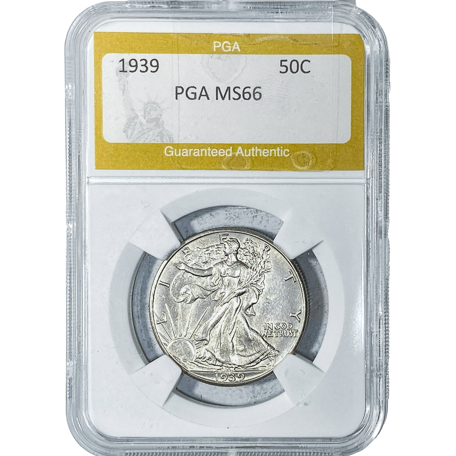 1939 Walking Liberty Half Dollar PGA MS66 (1 of 2)