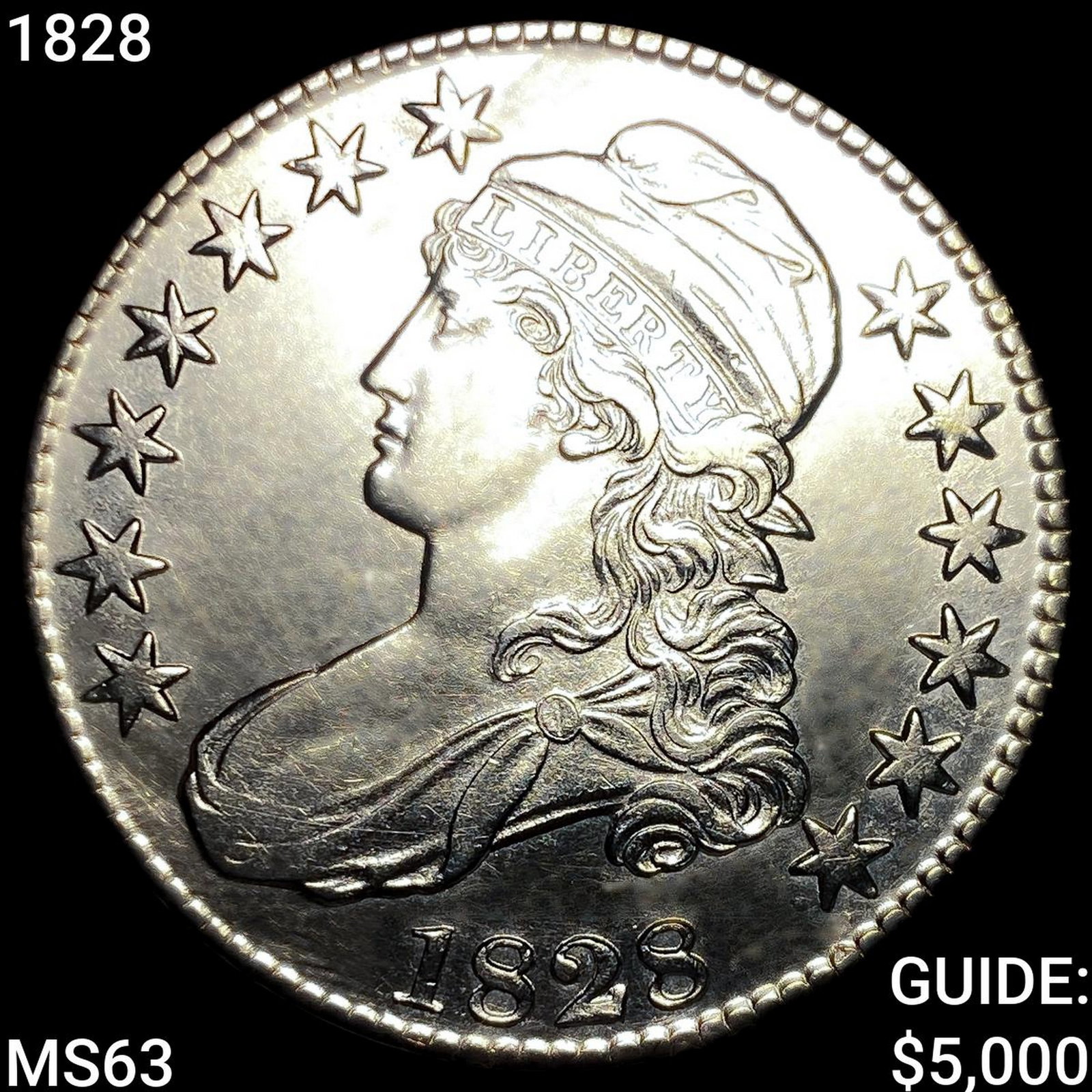 1828 Capped Bust Half Dollar (1 of 2)
