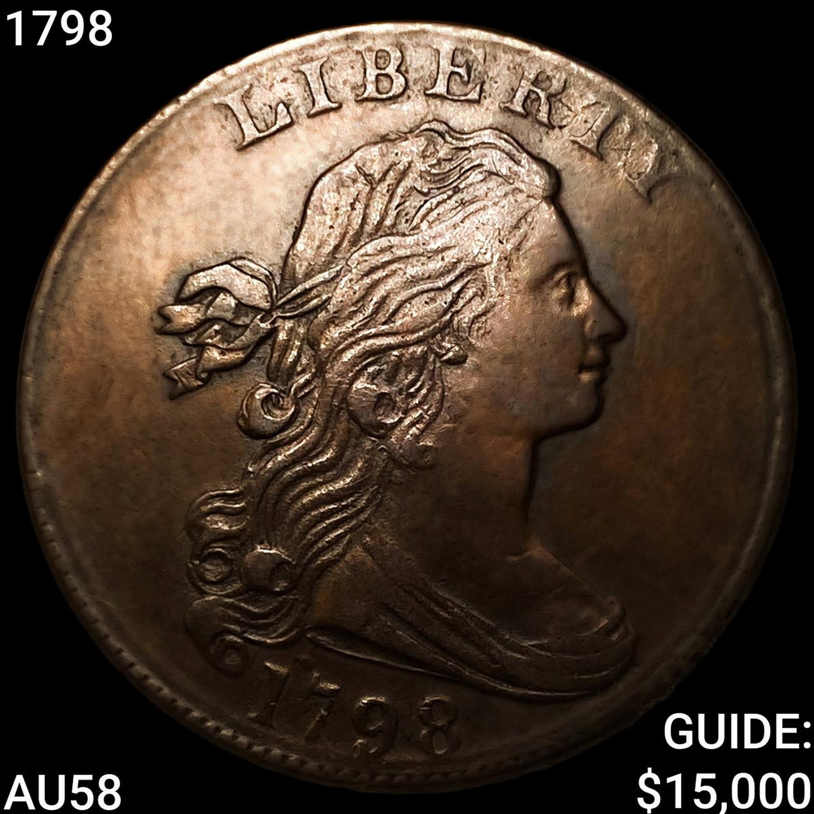 1798 Draped Bust Large Cent (1 of 2)