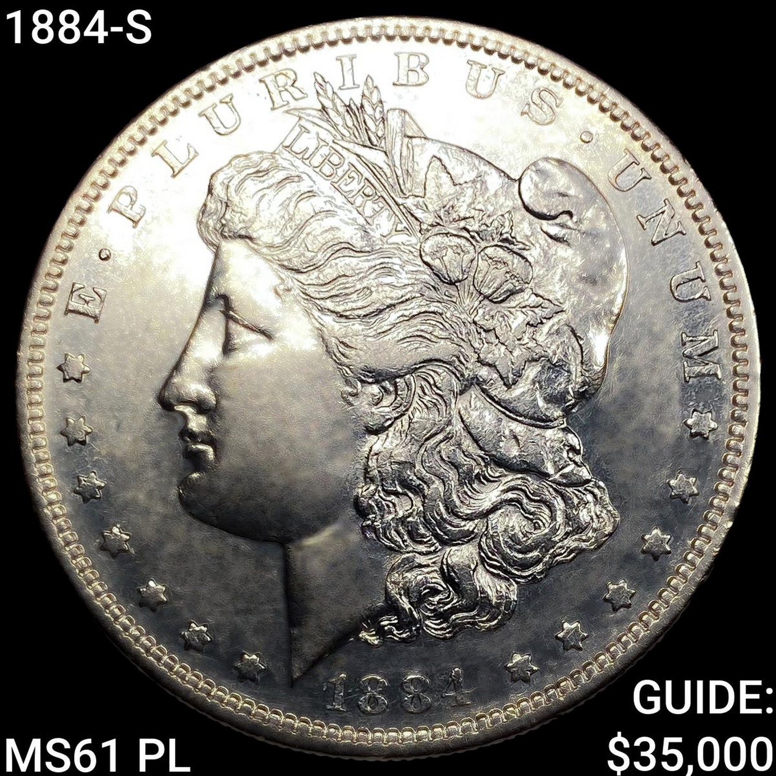 1884-S Morgan Silver Dollar: 1884-S Morgan Silver Dollar