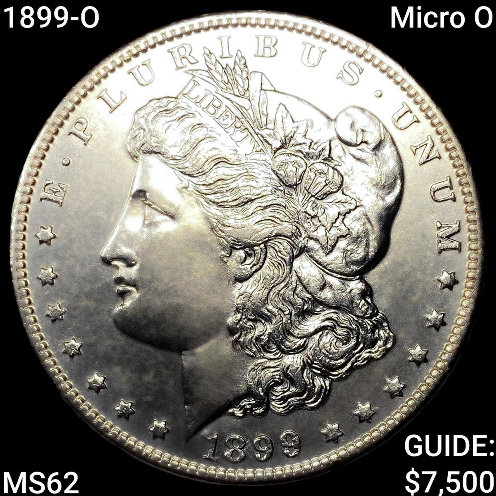 1899-O Micro O Morgan Silver Dollar: 1899-O Micro O Morgan Silver Dollar