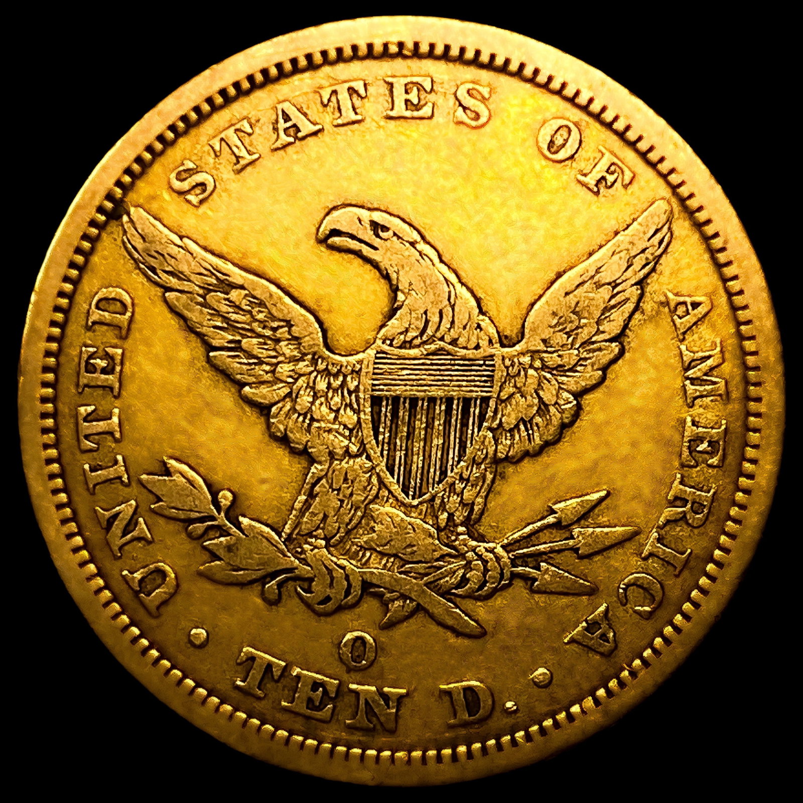1843-O $10 Gold Eagle - 2