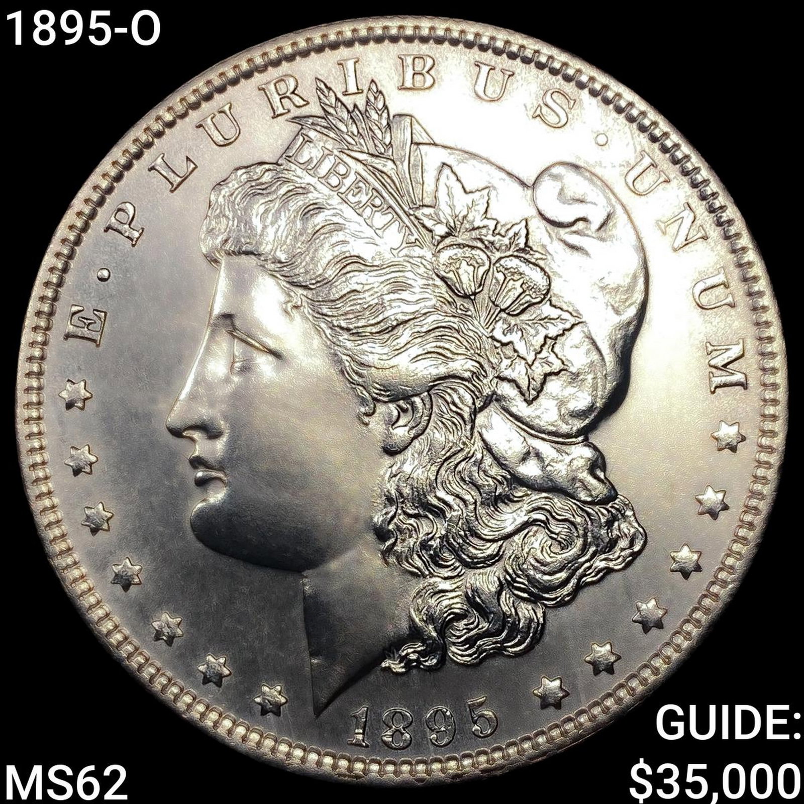 1895-O Morgan Silver Dollar: 1895-O Morgan Silver Dollar