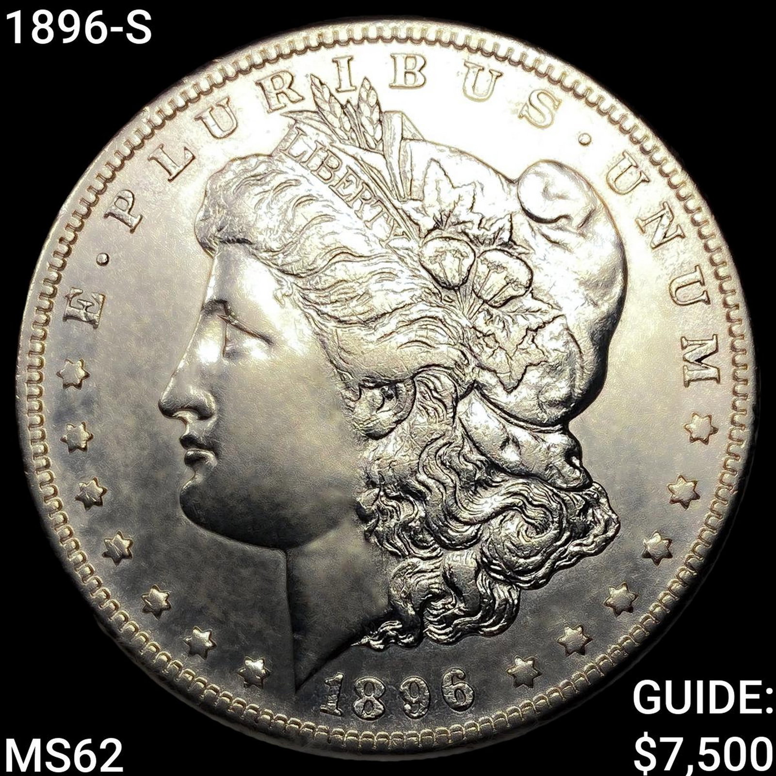 1896-S Morgan Silver Dollar: 1896-S Morgan Silver Dollar