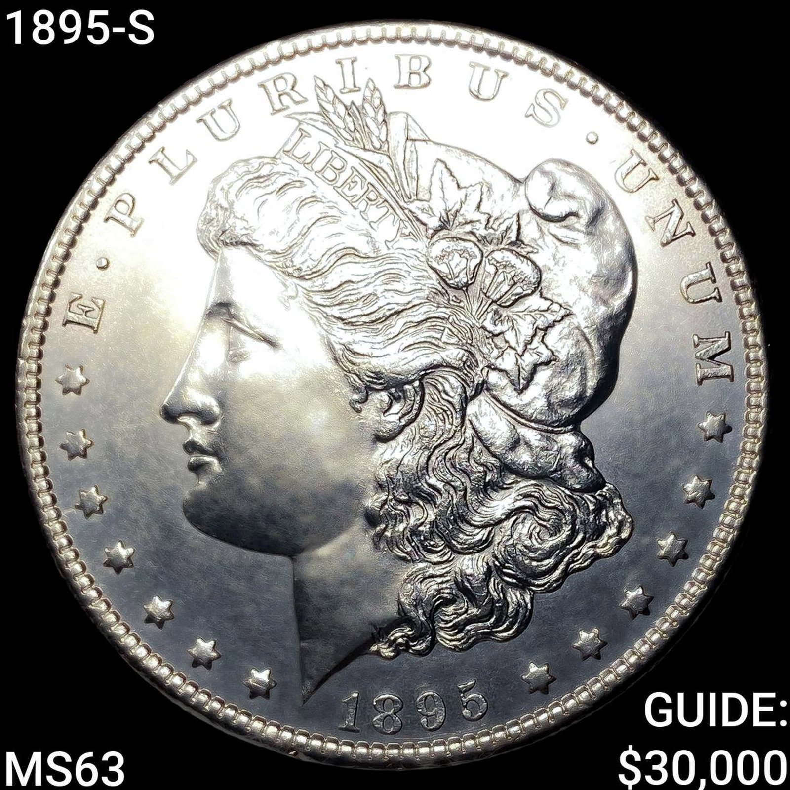 1895-S Morgan Silver Dollar: 1895-S Morgan Silver Dollar