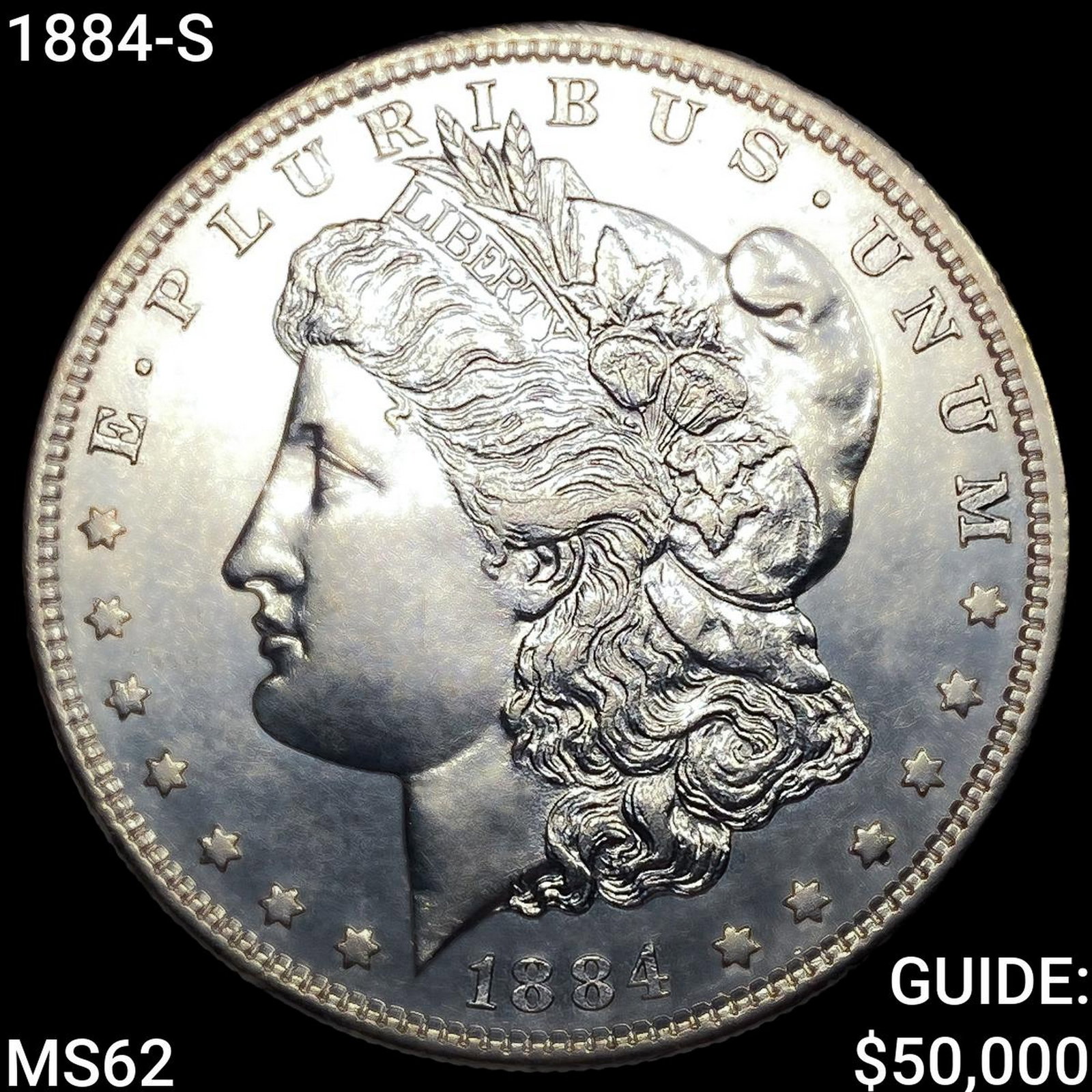 1884-S Morgan Silver Dollar: 1884-S Morgan Silver Dollar