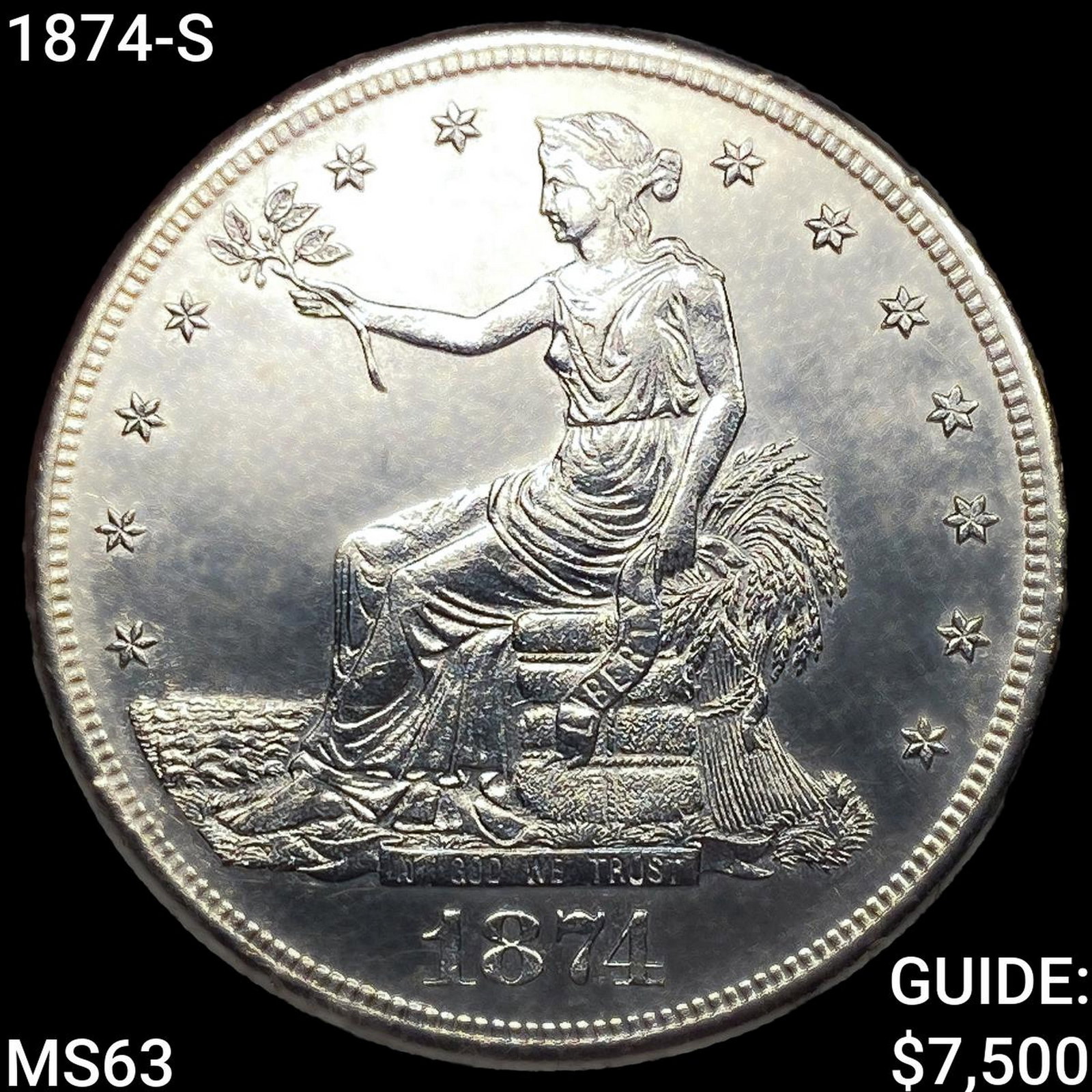 1874-S Silver Trade Dollar: 1874-S Silver Trade Dollar