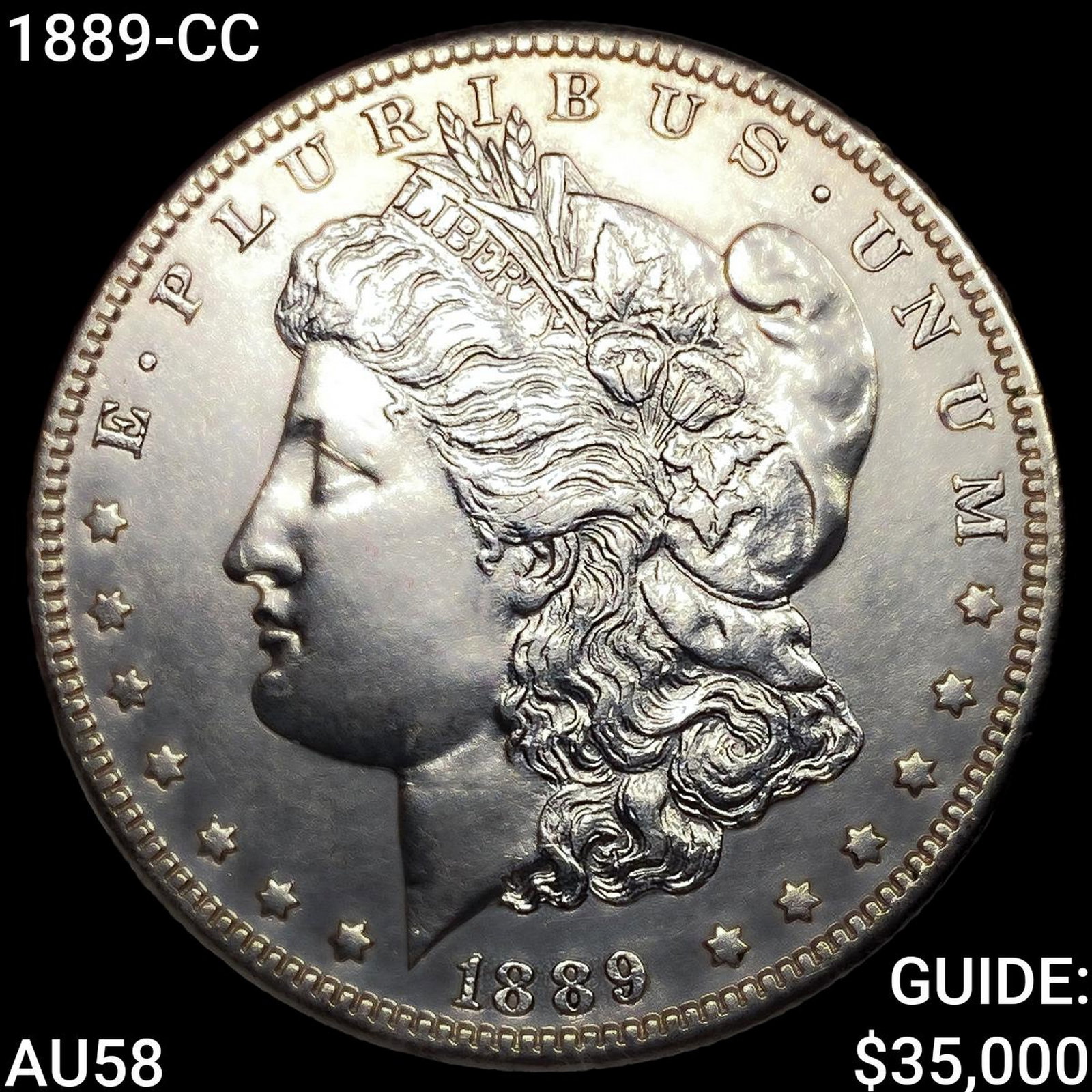 1889-CC Morgan Silver Dollar: 1889-CC Morgan Silver Dollar
