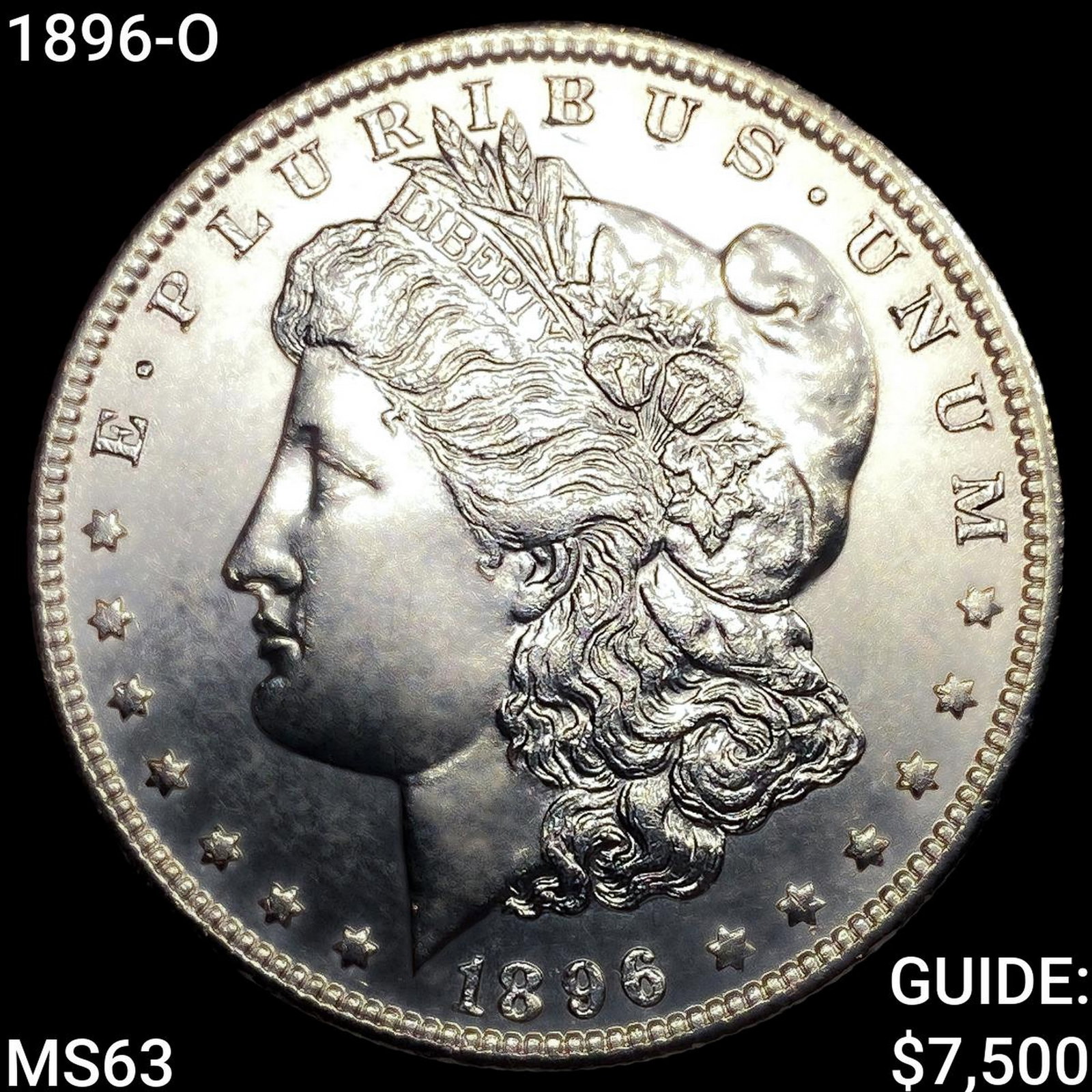 1896-O Morgan Silver Dollar: 1896-O Morgan Silver Dollar