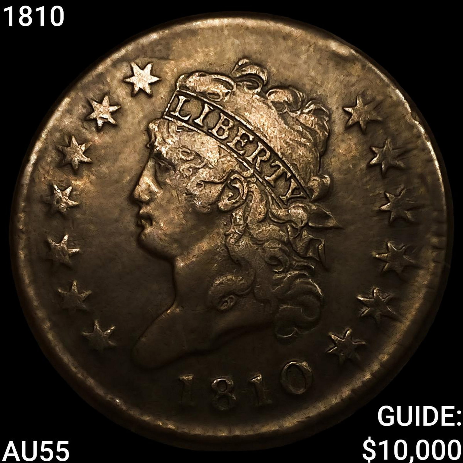 1810 Classic Head Large Cent: 1810 Classic Head Large Cent