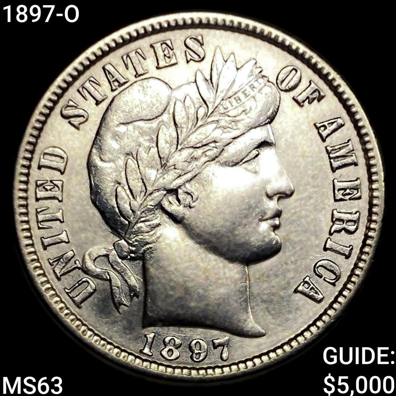 1897-O Barber Dime (1 of 2)