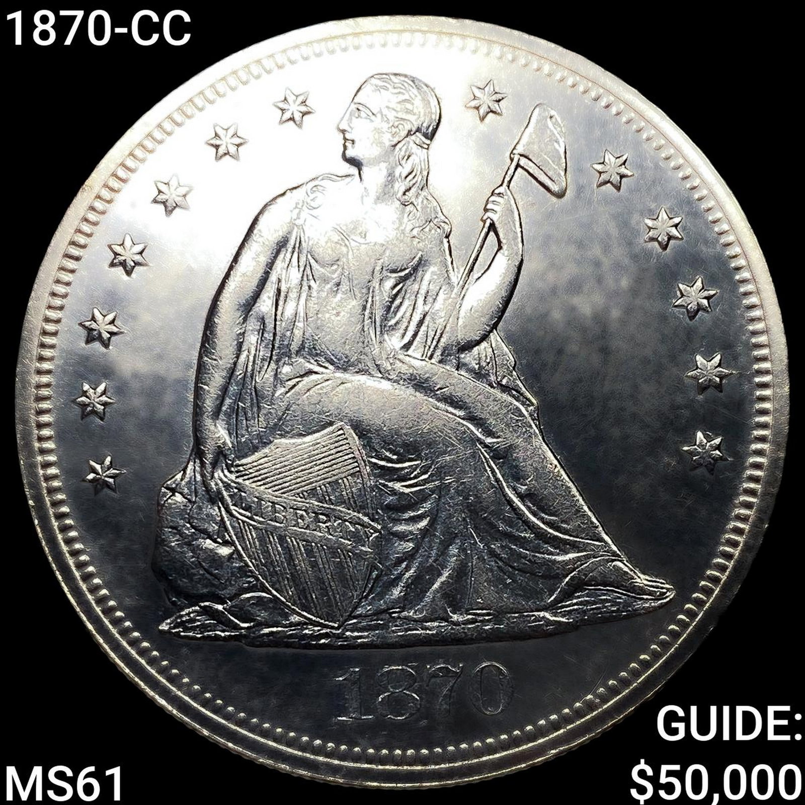 1870-CC Morgan Silver Dollar: 1870-CC Morgan Silver Dollar