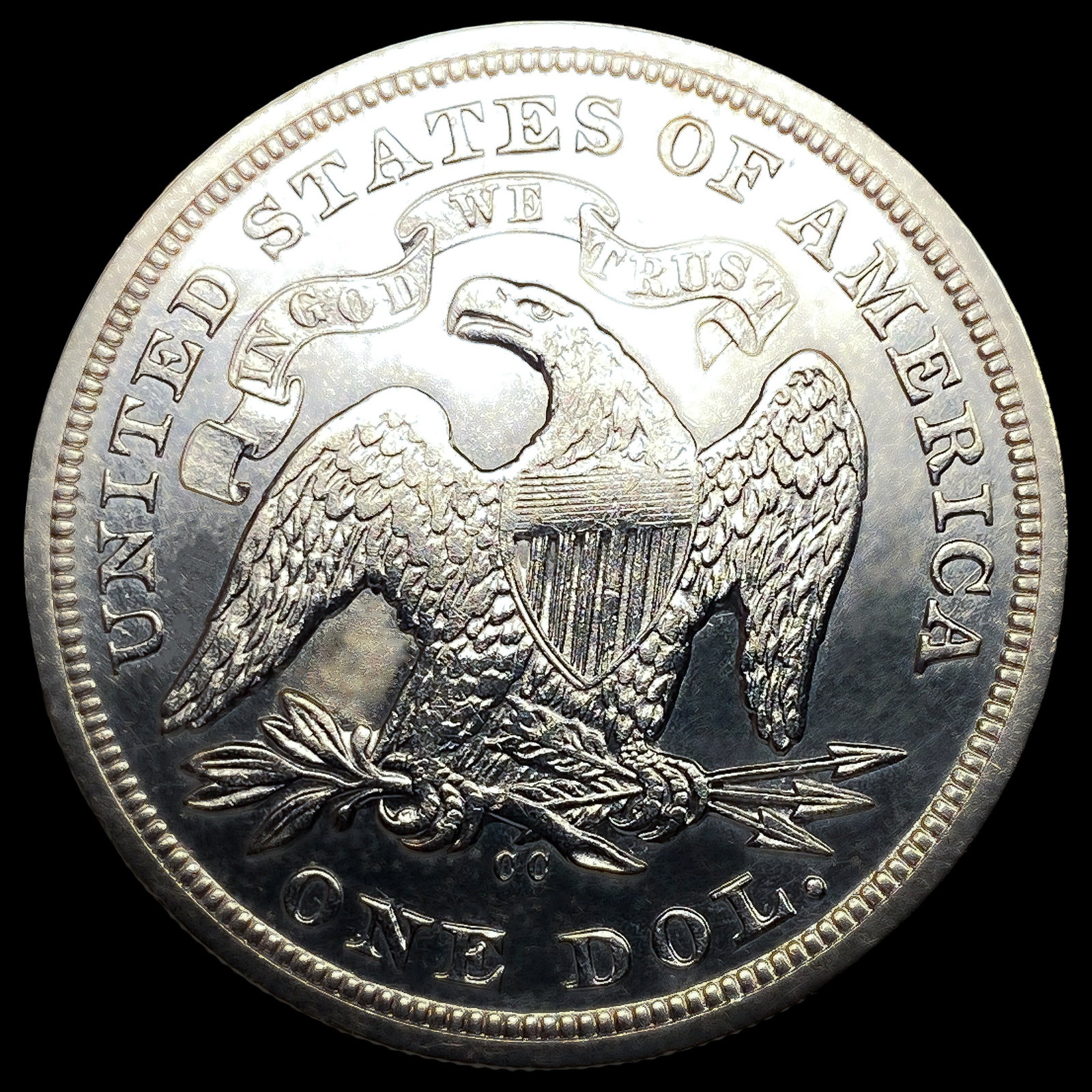 1870-CC Morgan Silver Dollar - 2