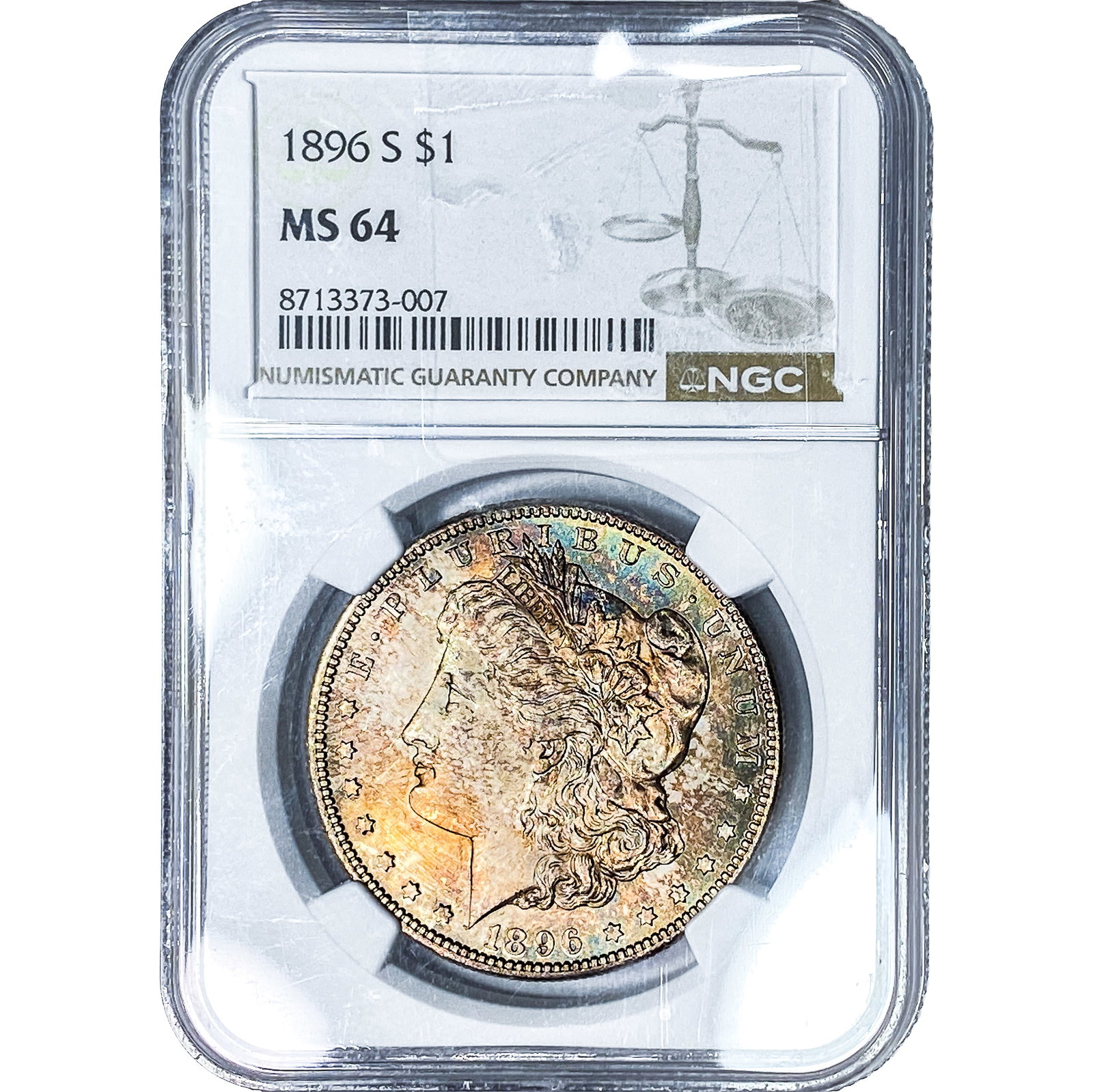1896-S Morgan Silver Dollar NGC MS64 (1 of 4)