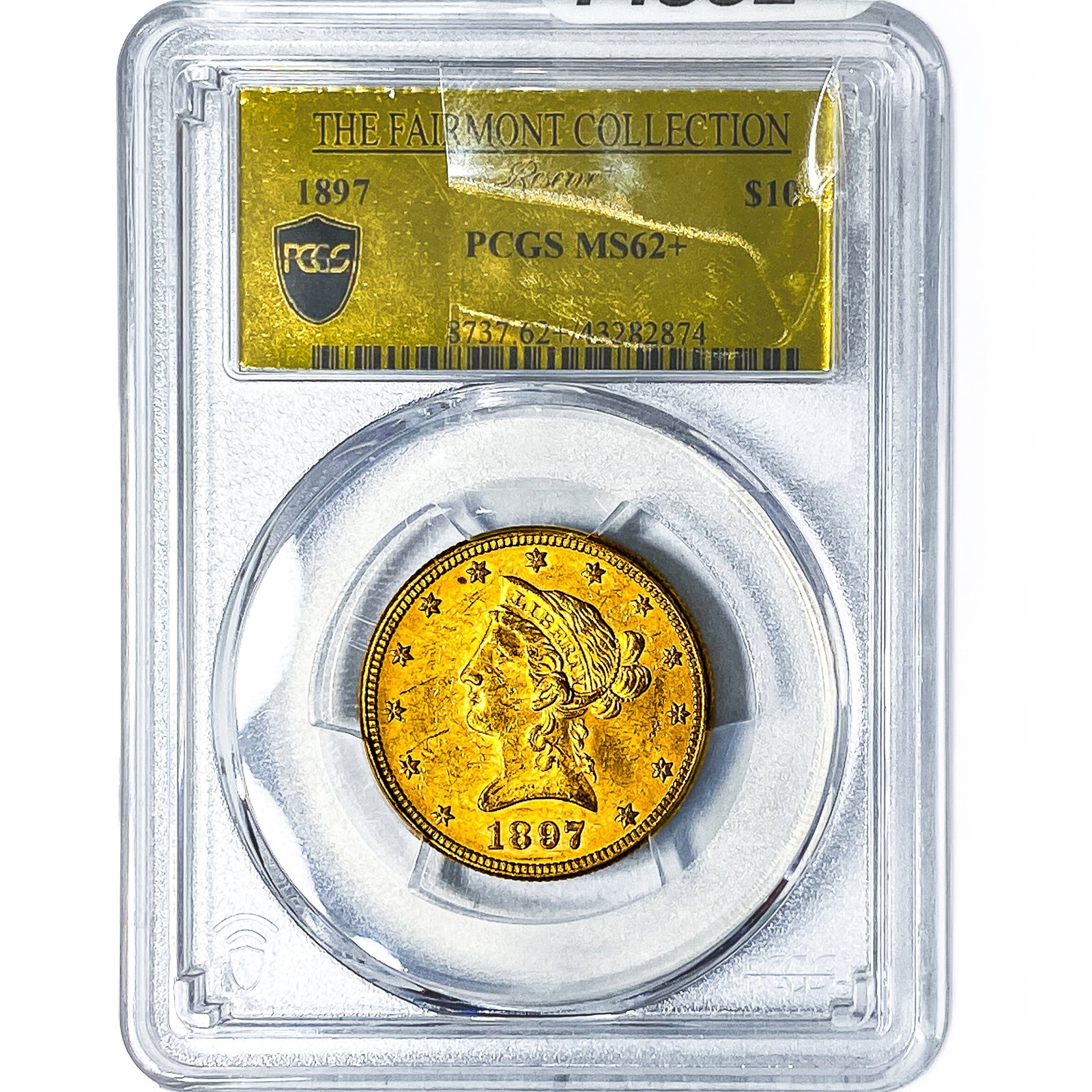 1897 $10 Gold Eagle PCGS MS62+: 1897 $10 Gold Eagle PCGS MS62+