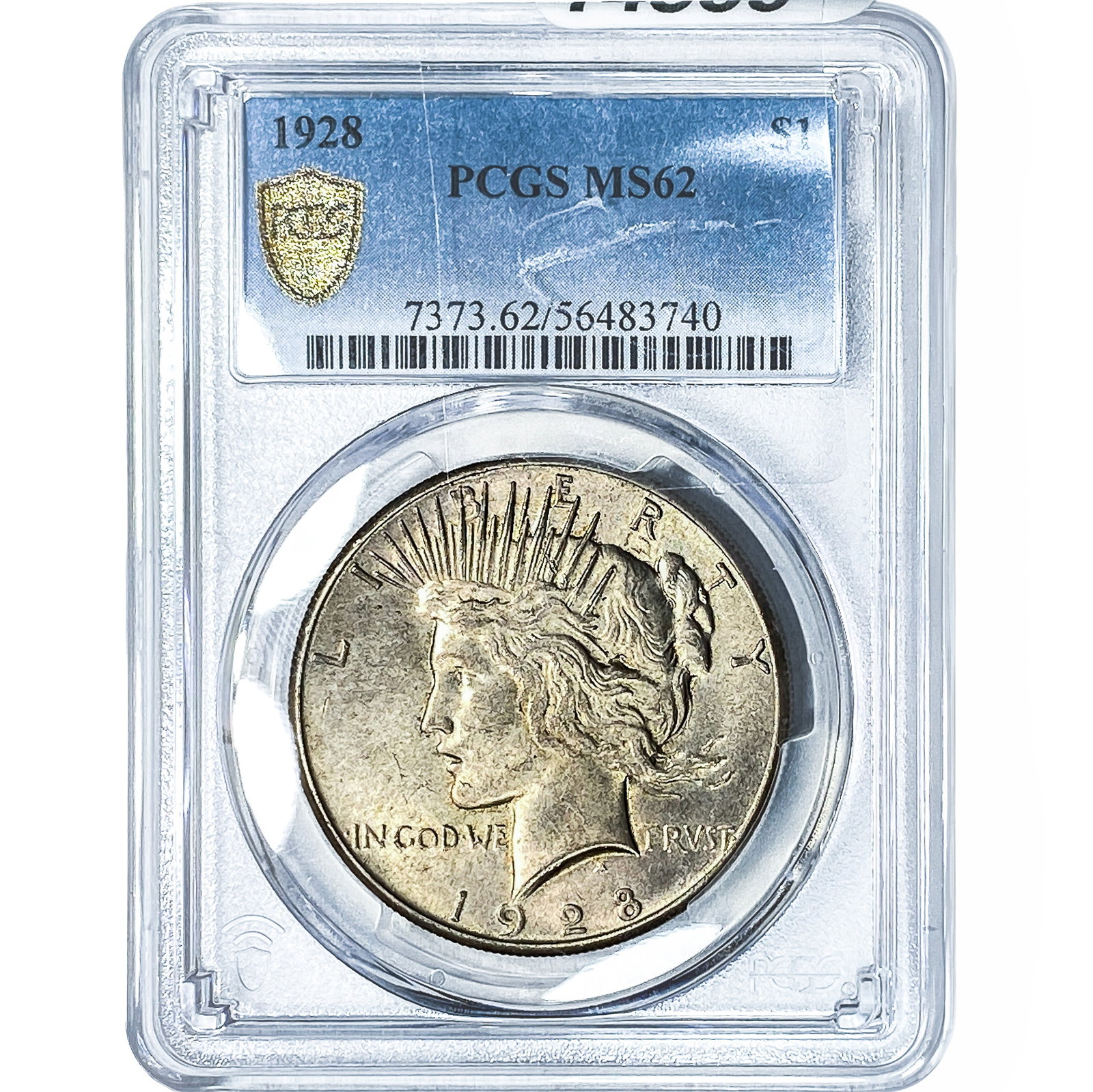 1928 Silver Peace Dollar PCGS MS62 (1 of 4)