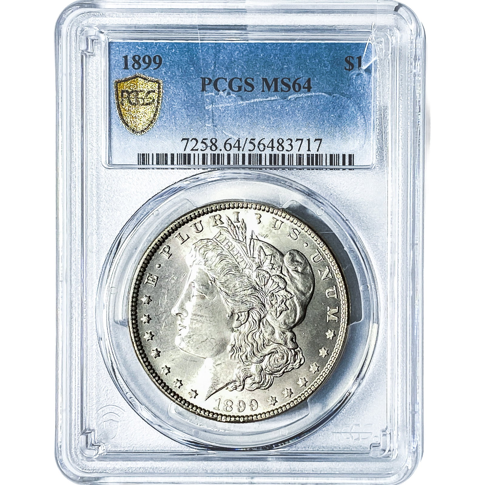 1899 Morgan Silver Dollar PCGS MS64: 1899 Morgan Silver Dollar PCGS MS64