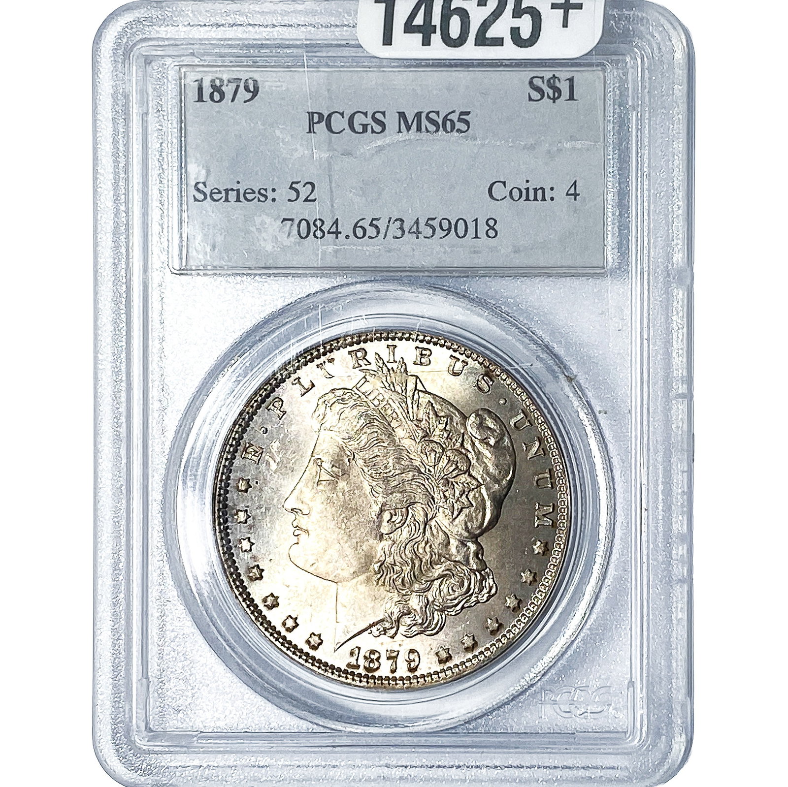 1879 Morgan Silver Dollar PCGS MS65: 1879 Morgan Silver Dollar PCGS MS65