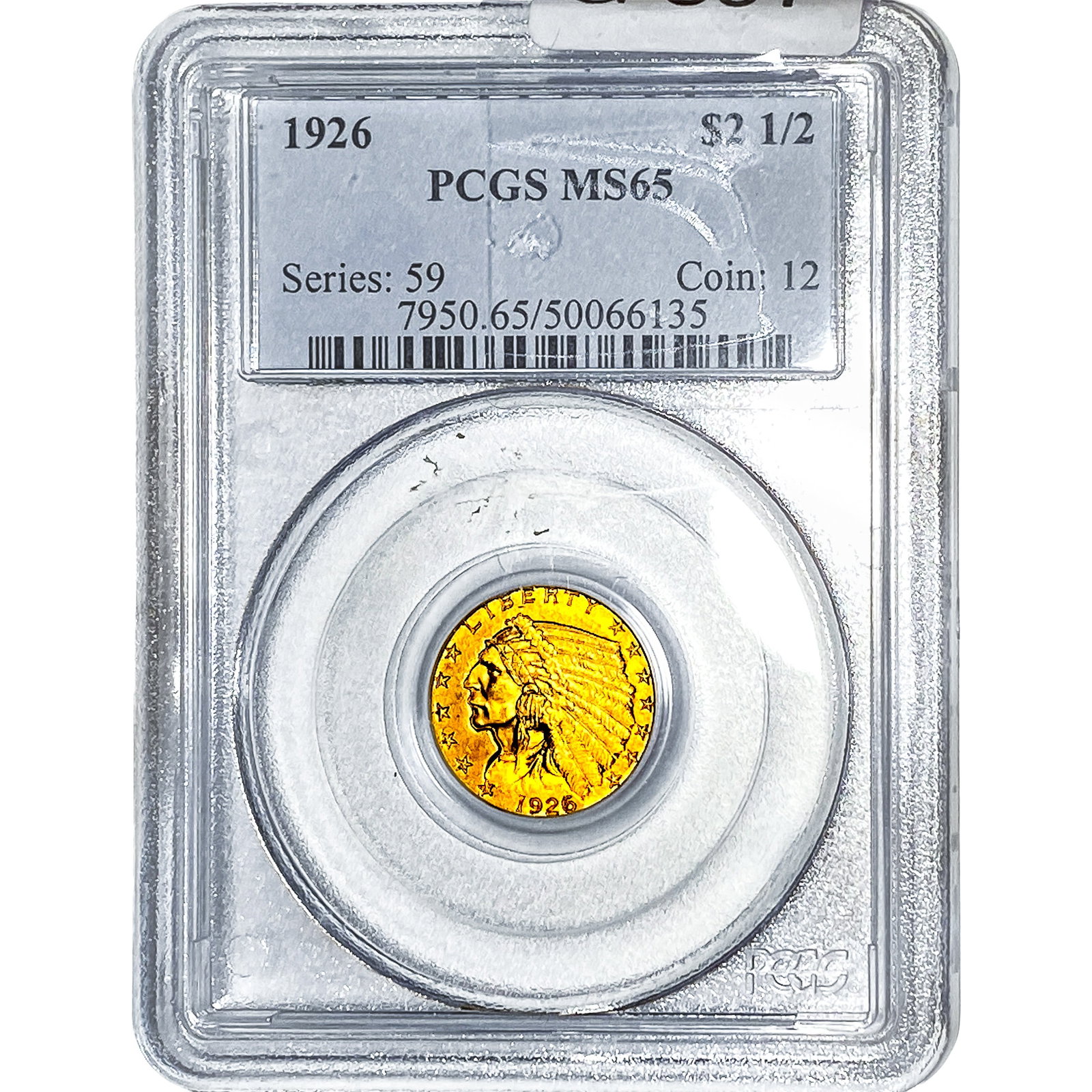 1926 $2.50 Gold Quarter Eagle PCGS MS65 (1 of 4)