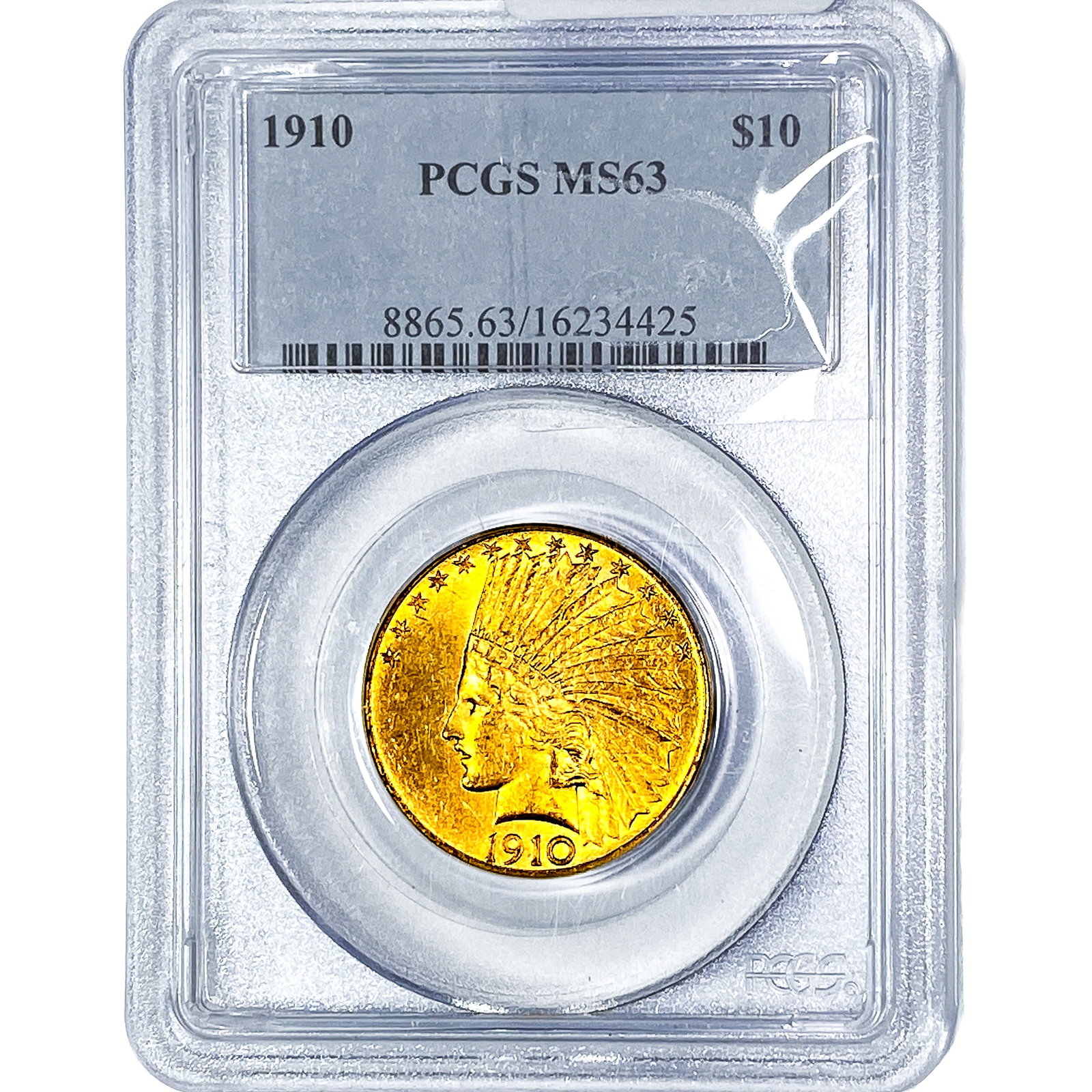 1910 $10 Gold Eagle PCGS MS63: 1910 $10 Gold Eagle PCGS MS63