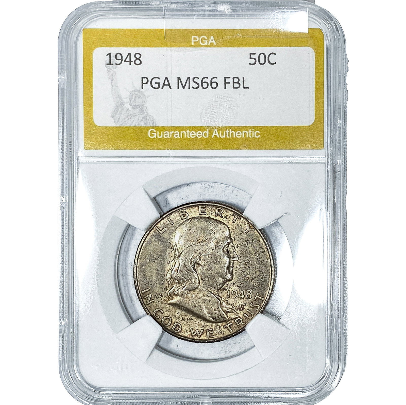 1948 Franklin Half Dollar PGA MS66 FBL (1 of 2)