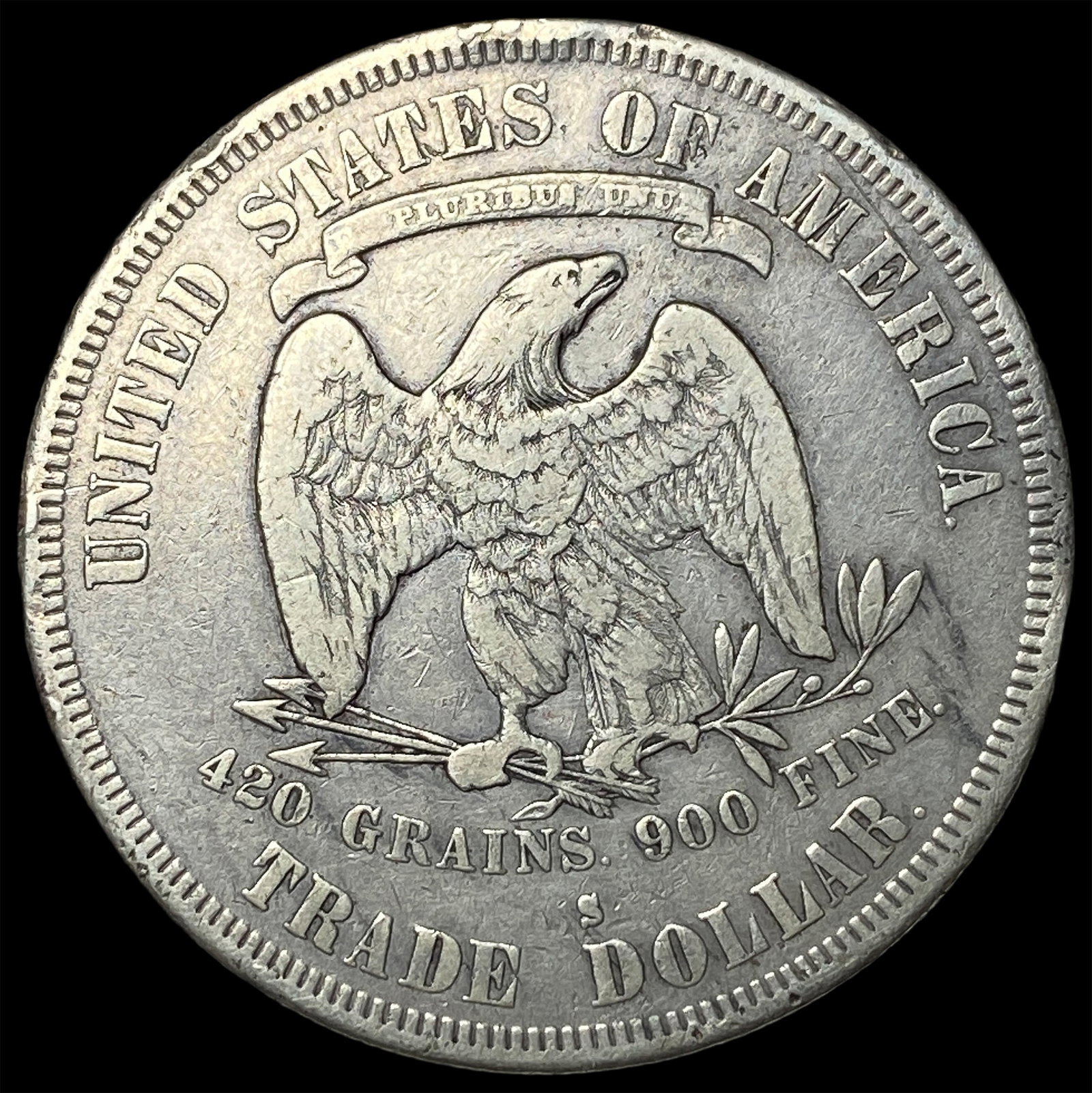 1877-S Silver Trade Dollar LIGHTLY CIRCULATED - 2